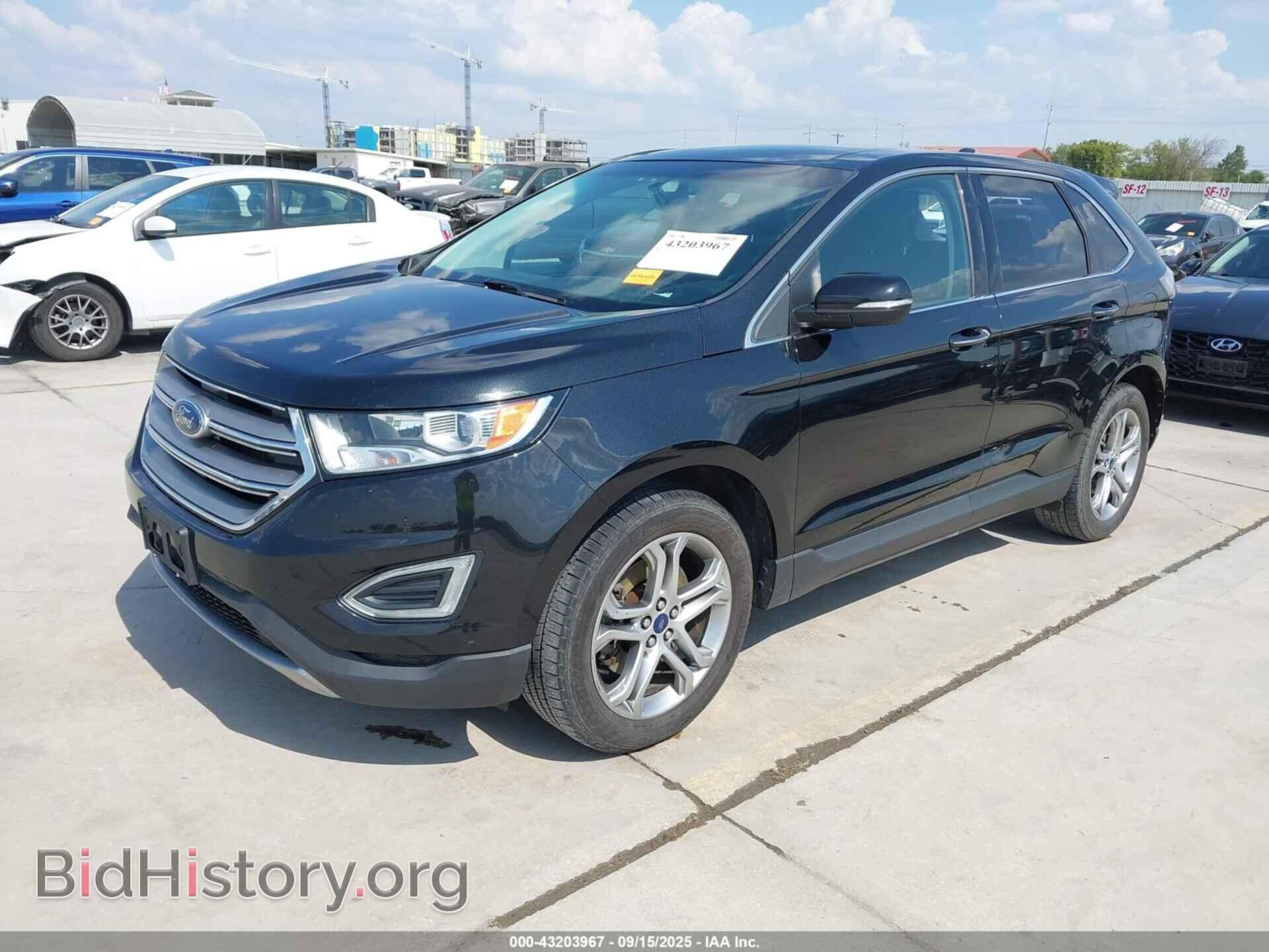 2015 FORD EDGE - VIN: 2FMTK4K83FBB09704 - Фото 2