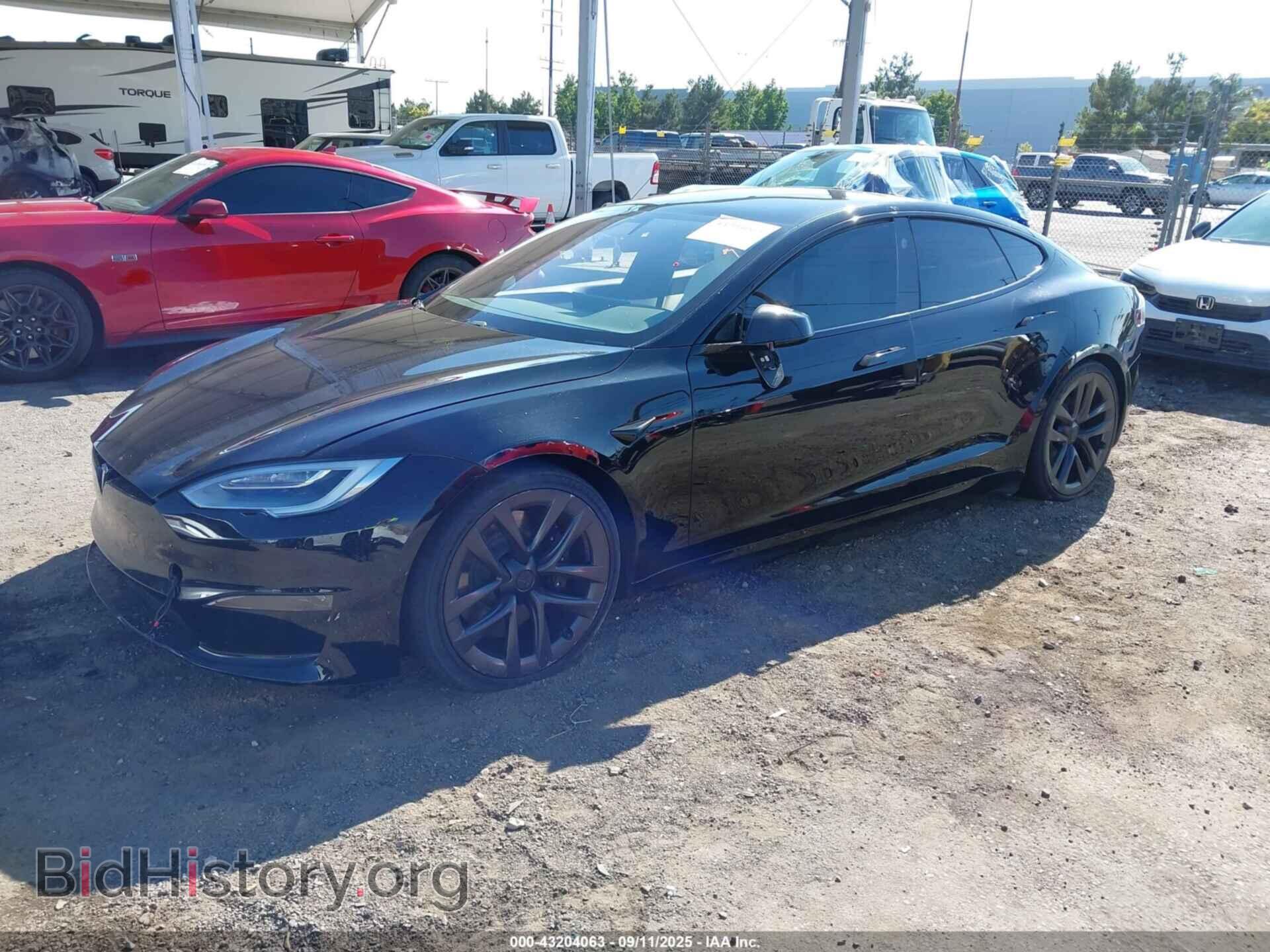 2021 TESLA MODEL S - VIN: 5YJSA1E50MF434426 - Фото 2