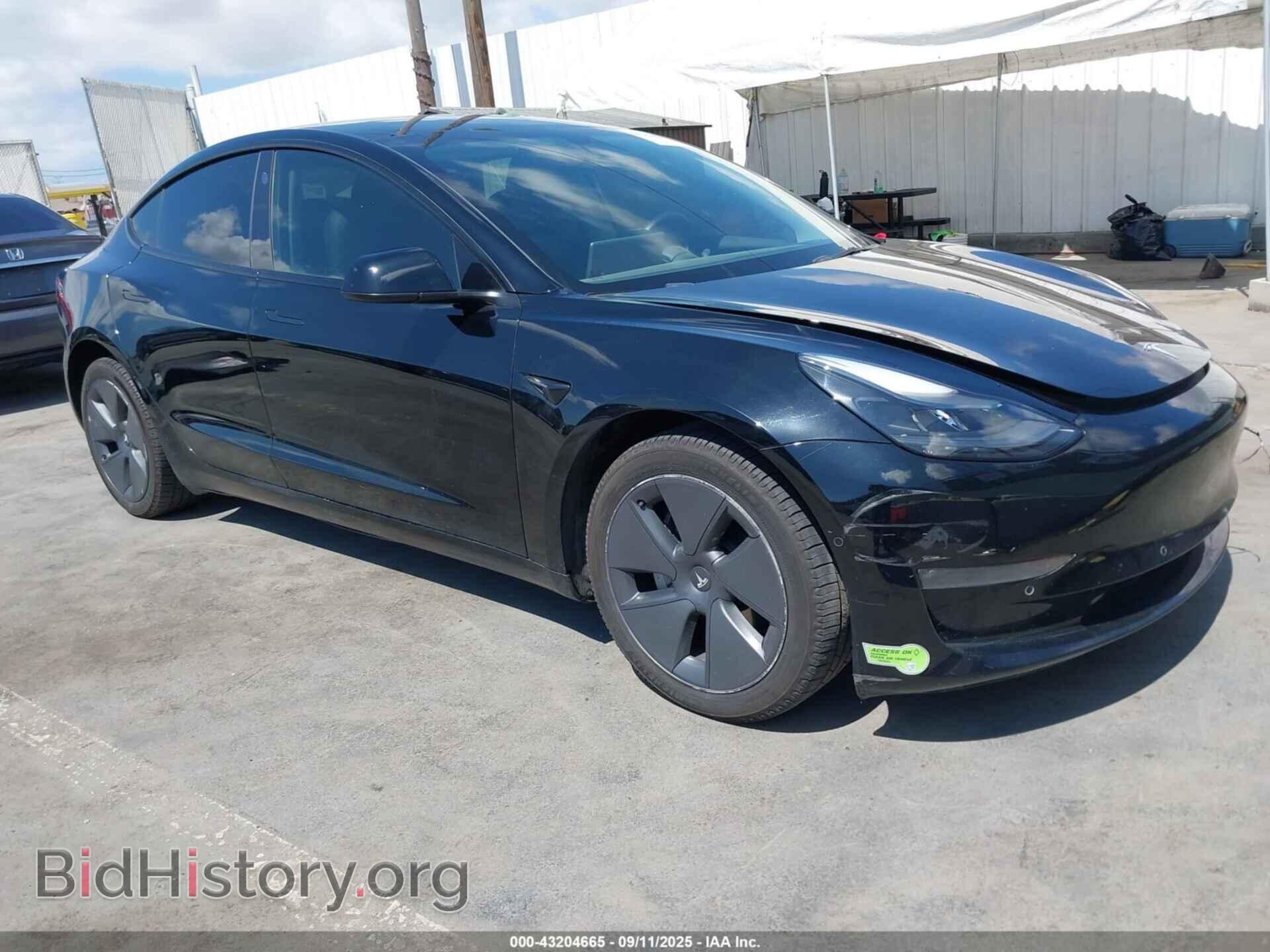 Photo 5YJ3E1EB9NF176827 - TESLA MODEL 3 2022