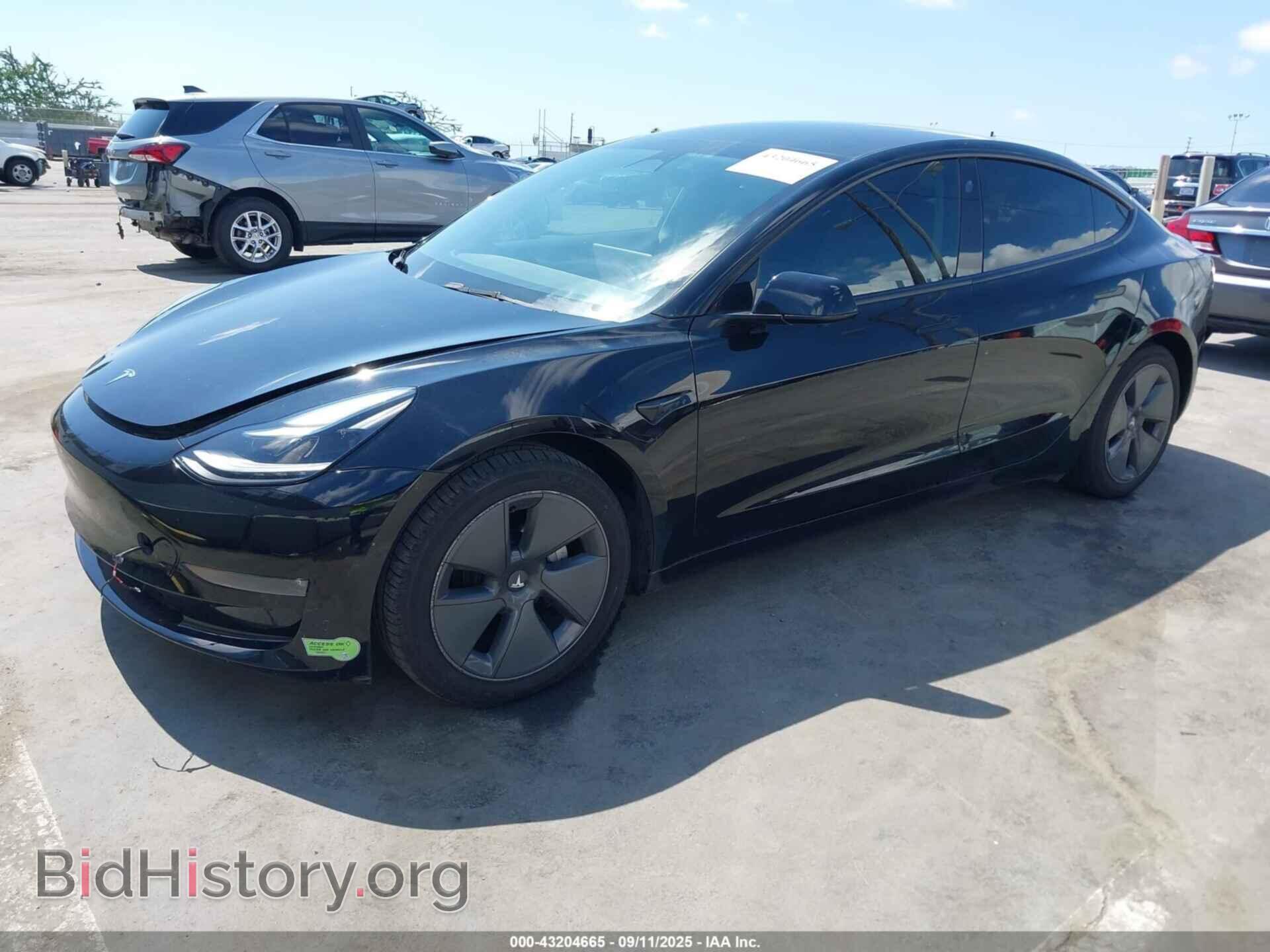 2022 TESLA MODEL 3 - VIN: 5YJ3E1EB9NF176827 - Фото 2