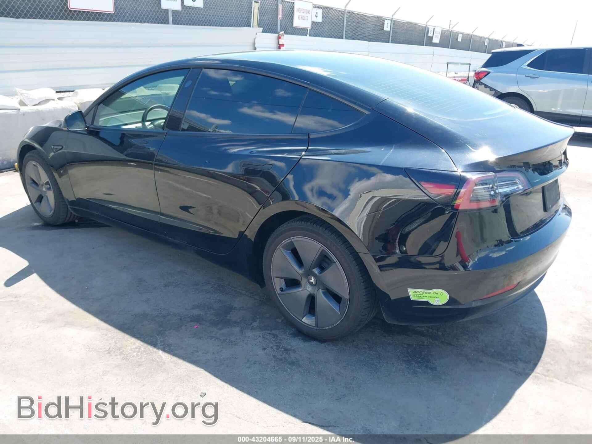 2022 TESLA MODEL 3 - VIN: 5YJ3E1EB9NF176827 - Фото 3