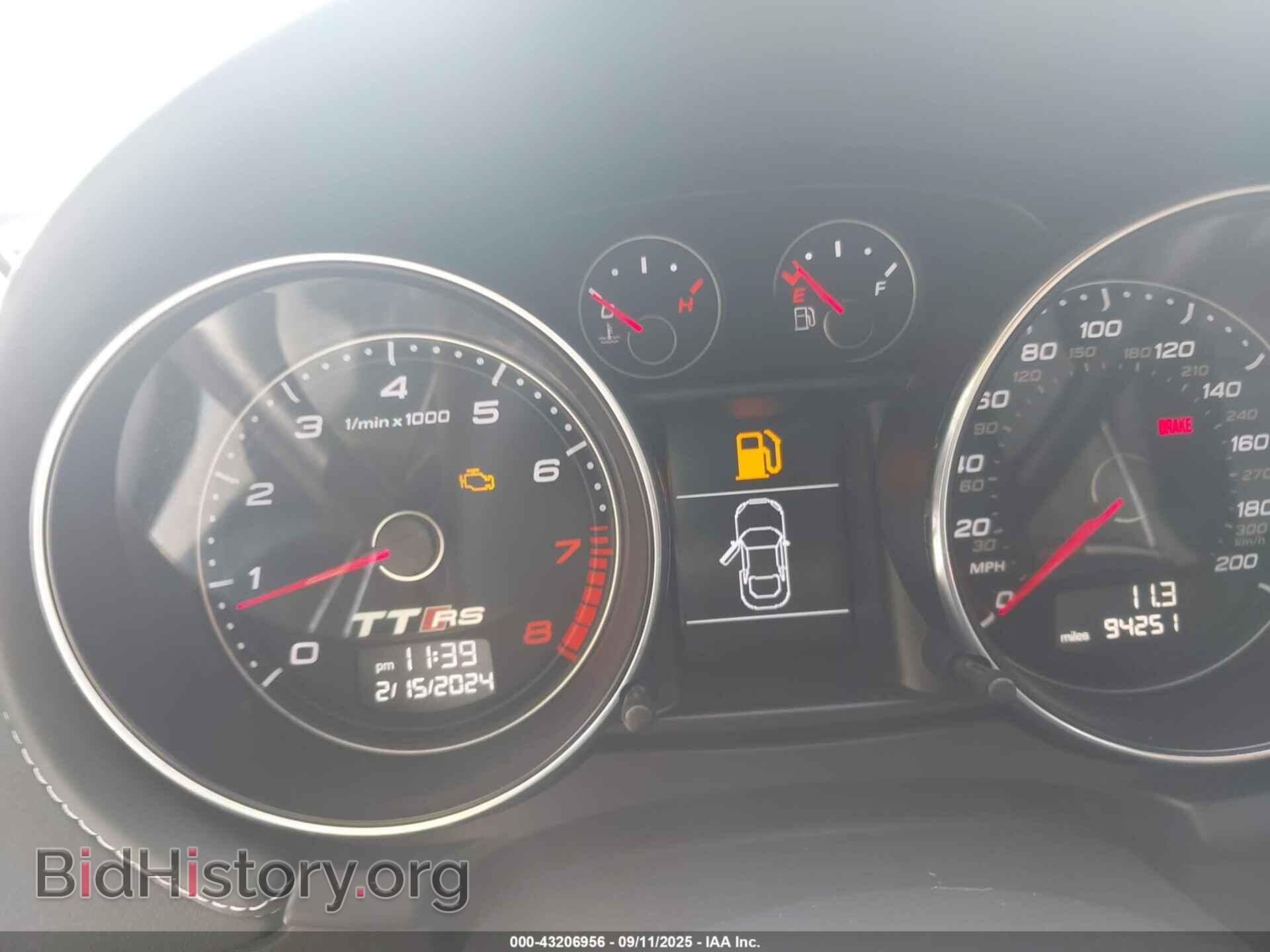 2012 AUDI TT RS - VIN: TRUB3AFK9C1901144 - Photo 7
