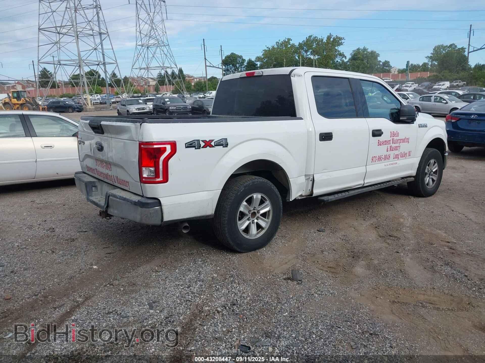 2017 FORD F-150 - VIN: 1FTEW1E82HFB46322 - Фото 4