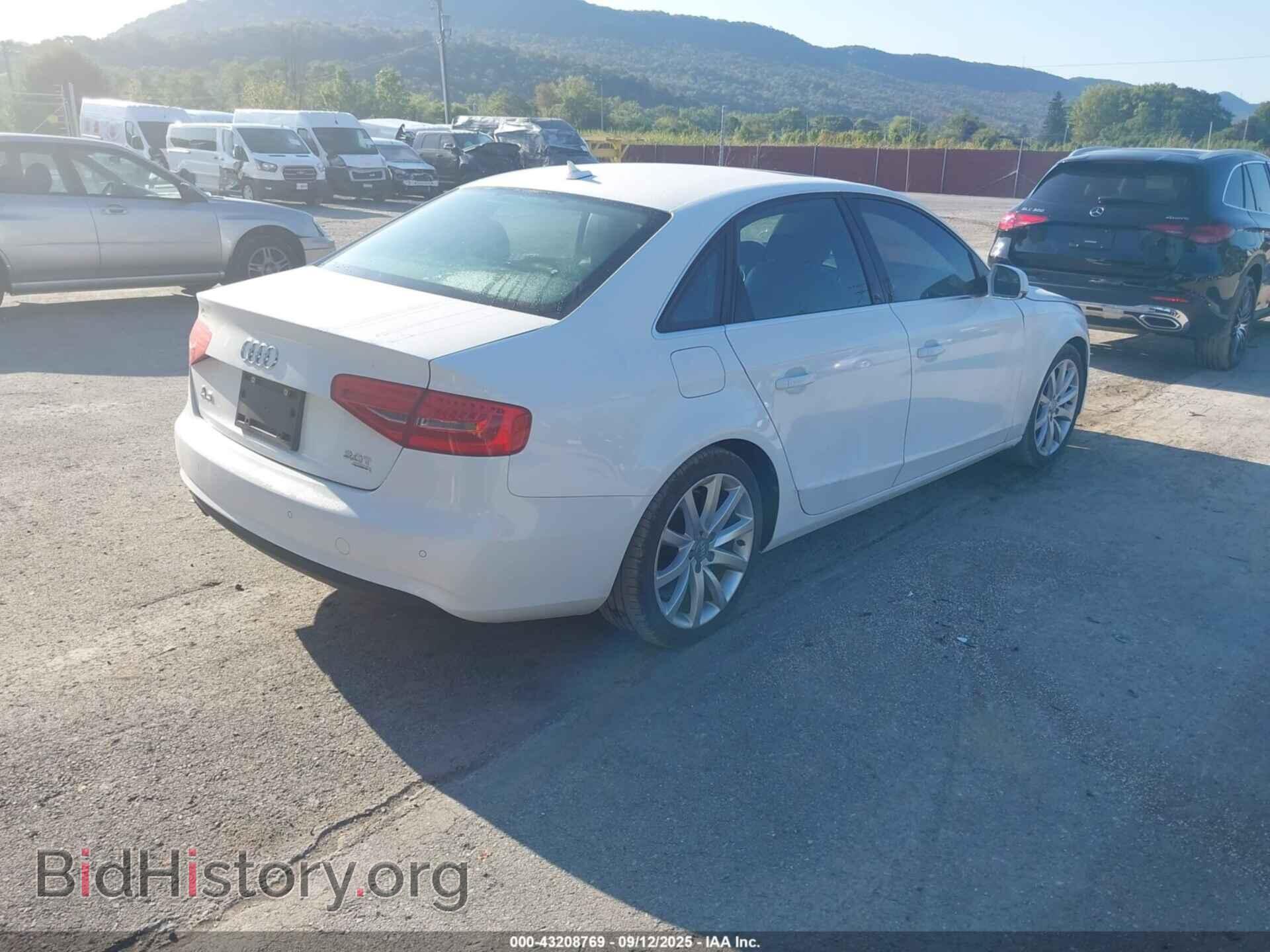 2013 AUDI A4 - VIN: WAUFFAFL4DN032066 - Фото 4