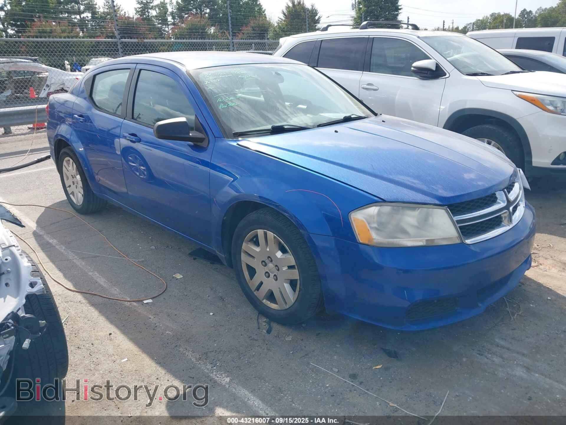 Photo 1C3CDZAB9DN702529 - DODGE AVENGER 2013