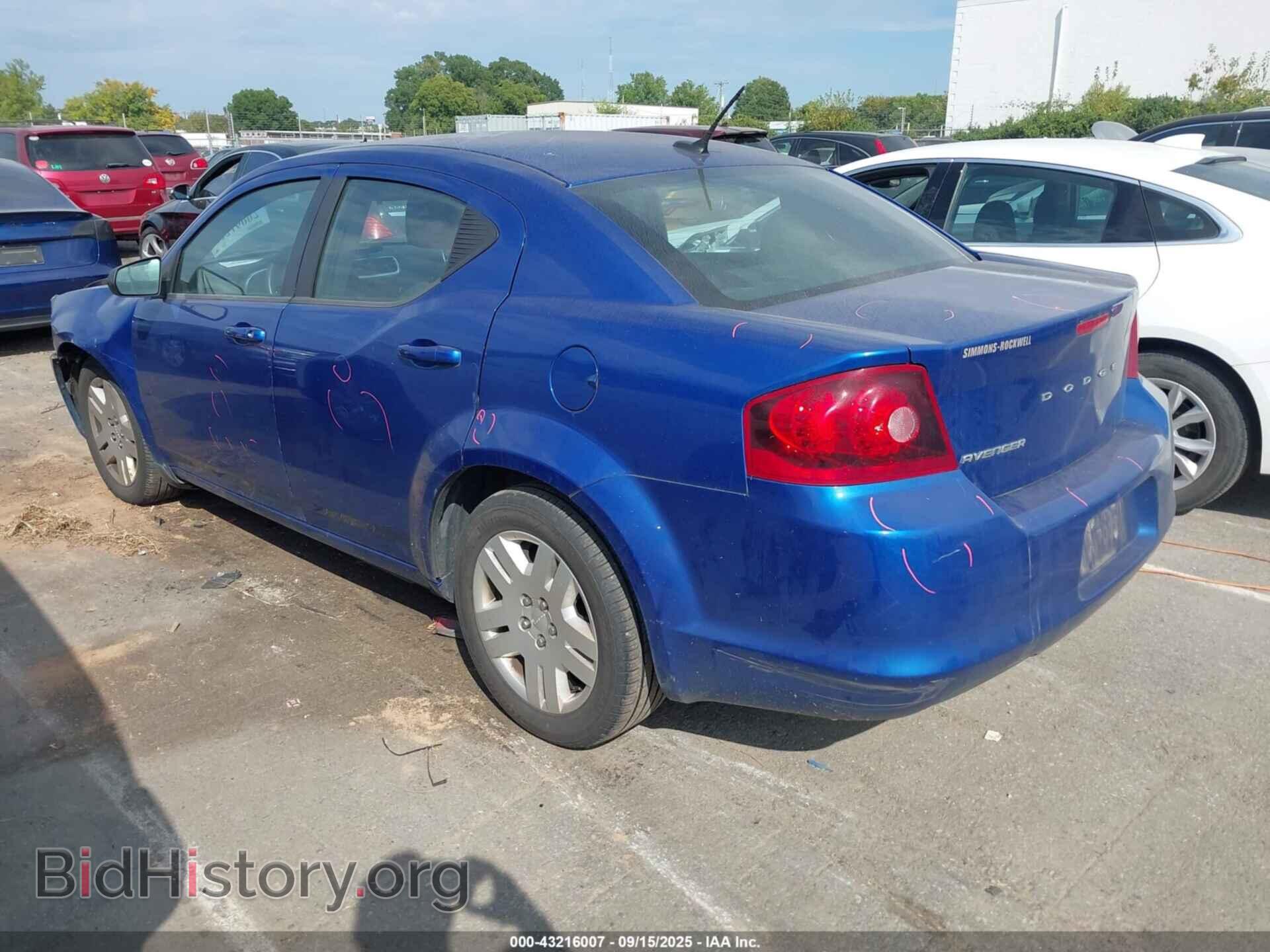 2013 DODGE AVENGER - VIN: 1C3CDZAB9DN702529 - Фото 3