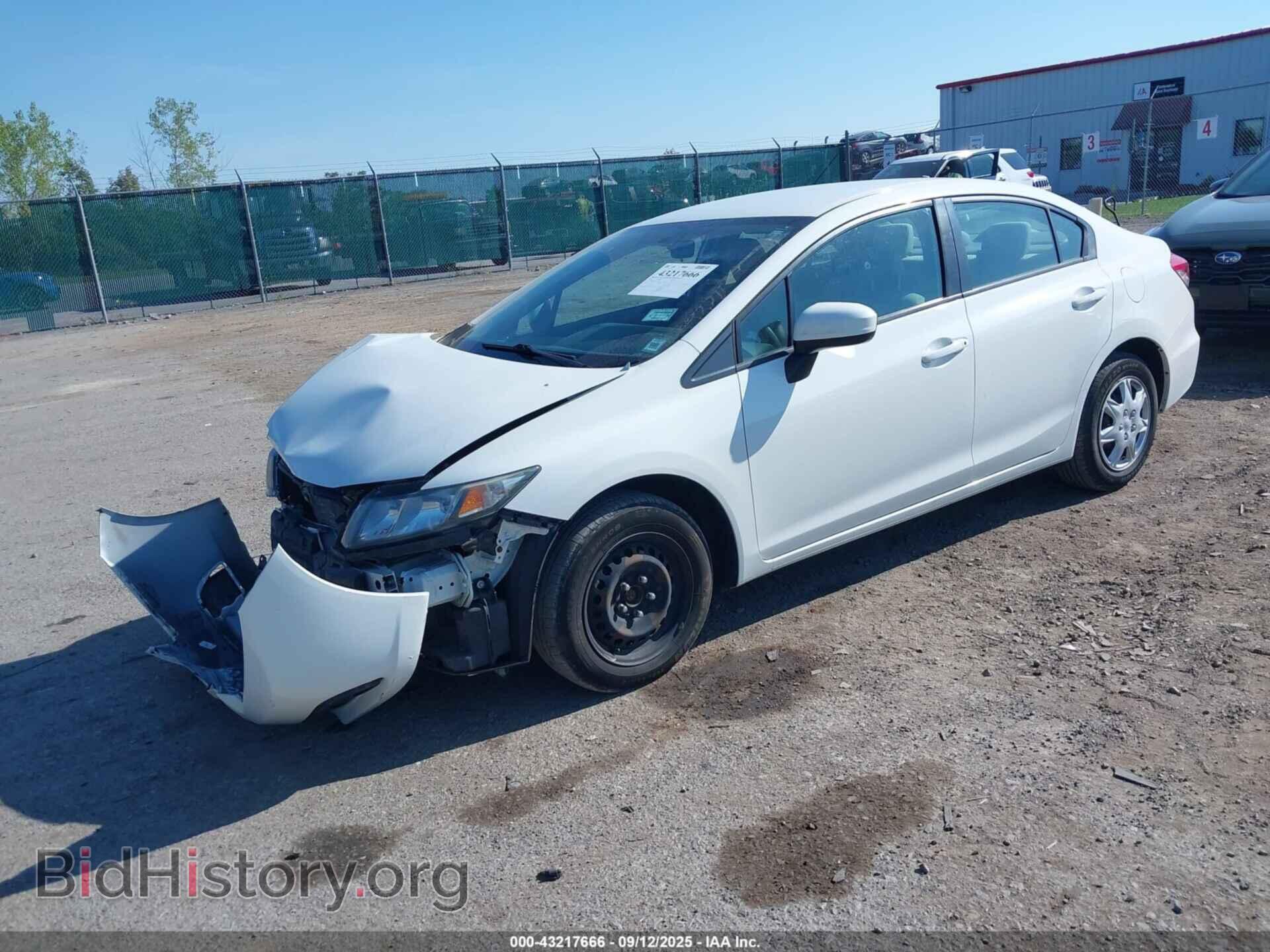 2014 HONDA CIVIC - VIN: 2HGFB2F55EH551936 - Фото 2