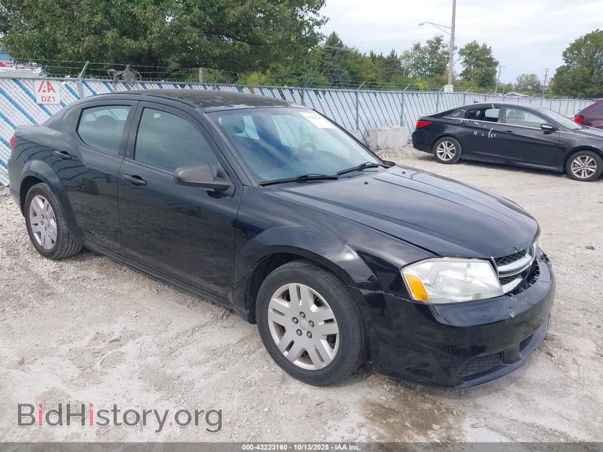 Photo 1C3CDZAB1CN157697 - DODGE AVENGER 2012