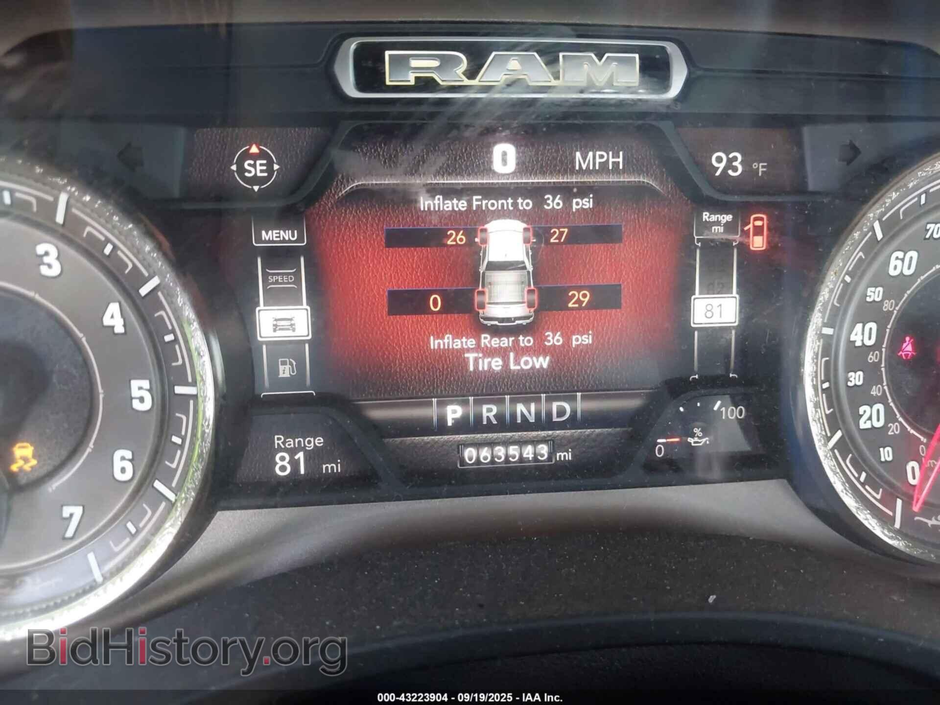 2019 RAM 1500 - VIN: 1C6SRFKT2KN749646 - Фото 7