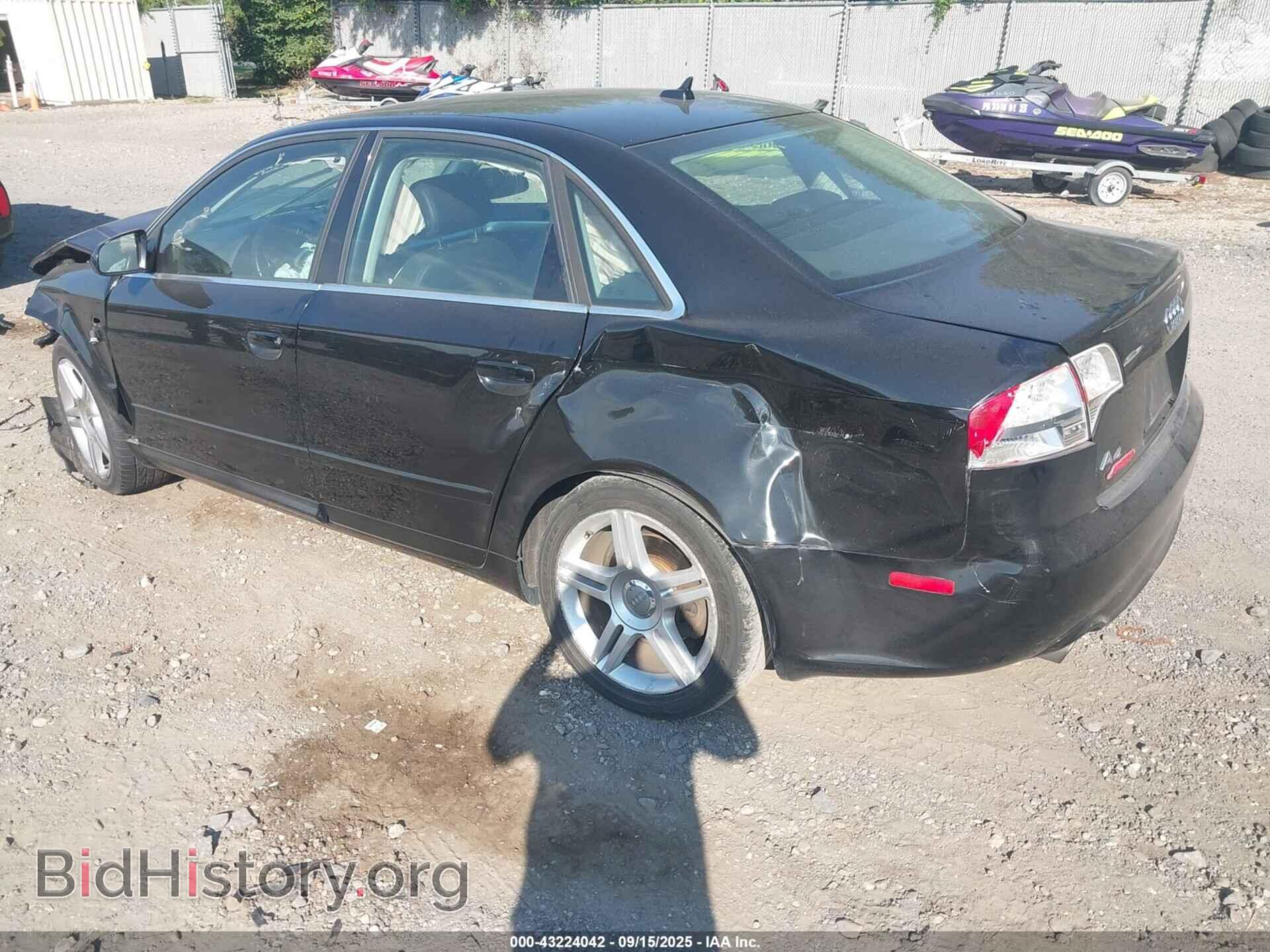 2008 AUDI A4 - VIN: WAUDF78E18A117761 - Фото 3