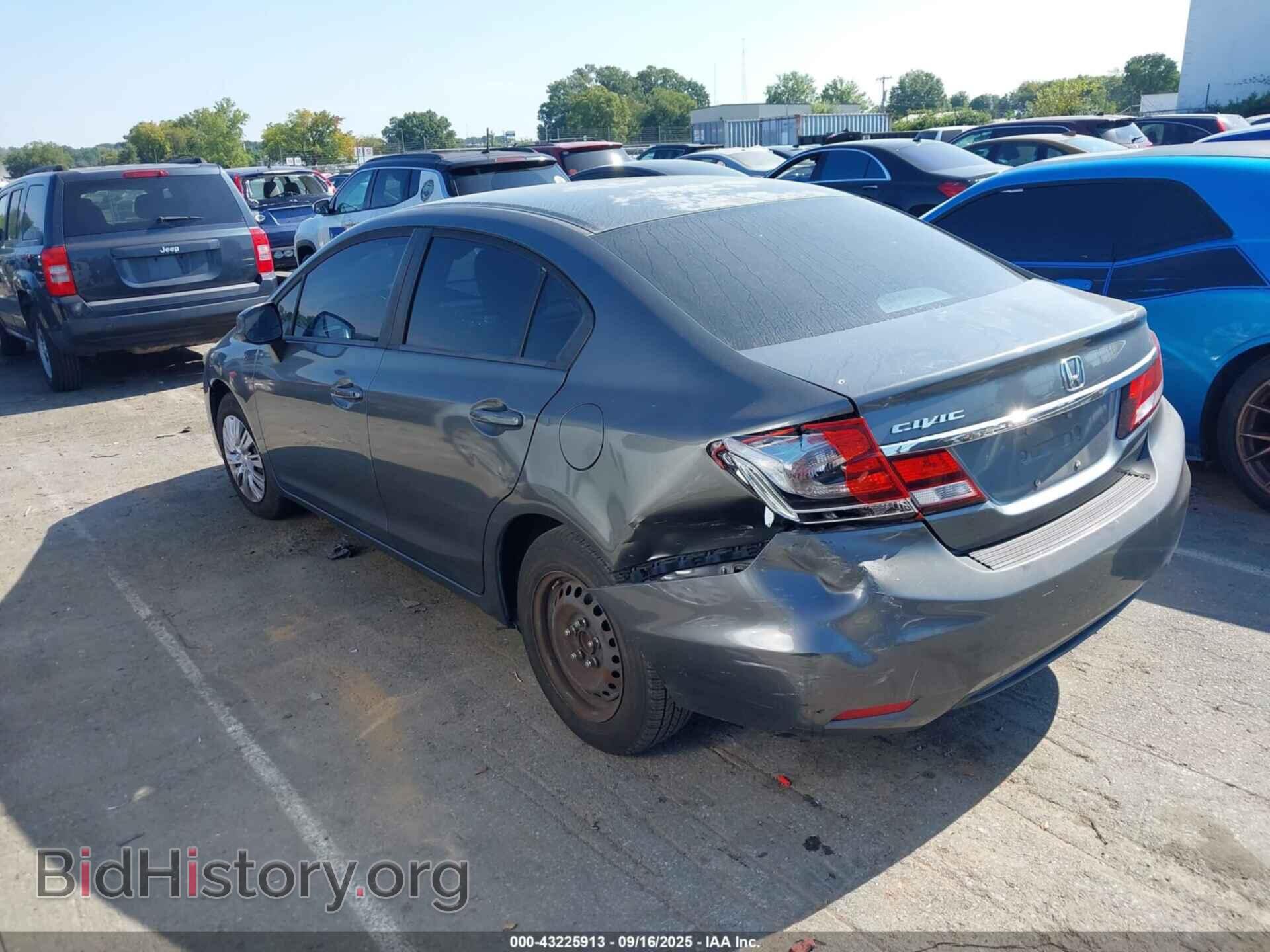 2013 HONDA CIVIC - VIN: 19XFB2F58DE034199 - Фото 3