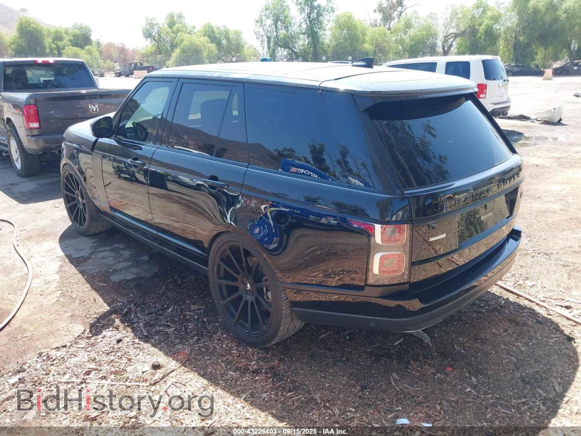 2018 LAND ROVER RANGE ROVER - VIN: SALGS2RE9JA390944 - Фото 3