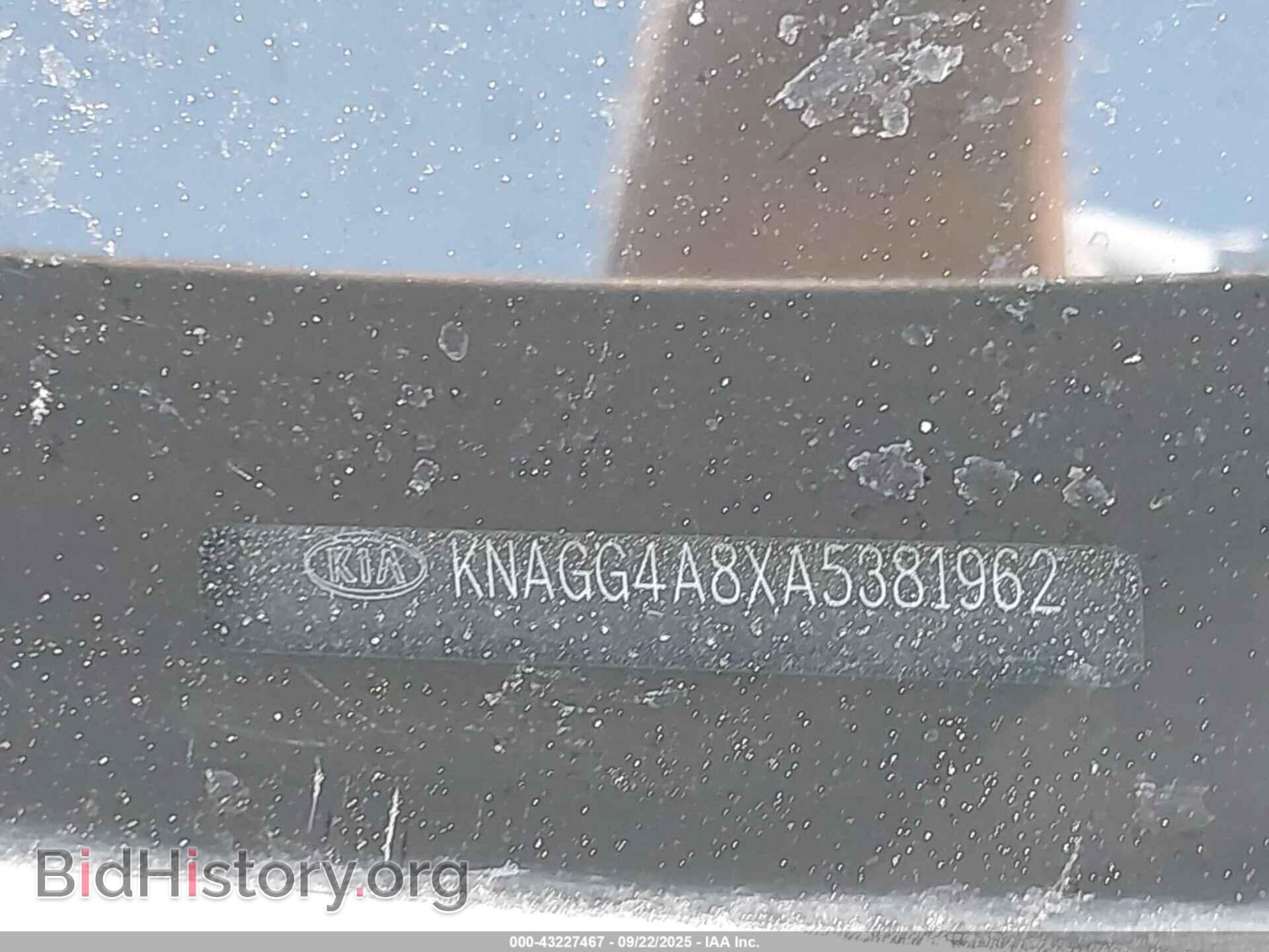 2010 KIA OPTIMA - VIN: KNAGG4A8XA5381962 - Фото 9
