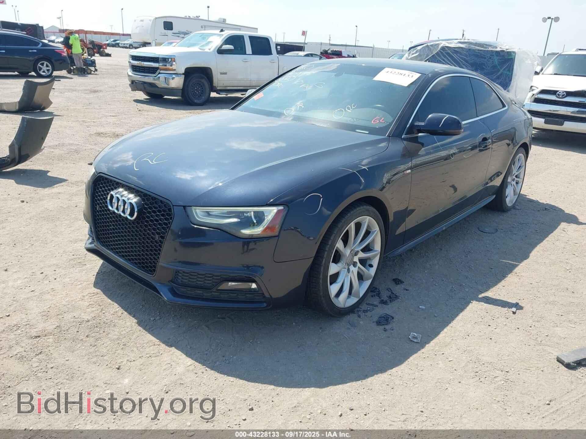 2014 AUDI A5 - VIN: WAUWFAFR0EA033244 - Photo 2