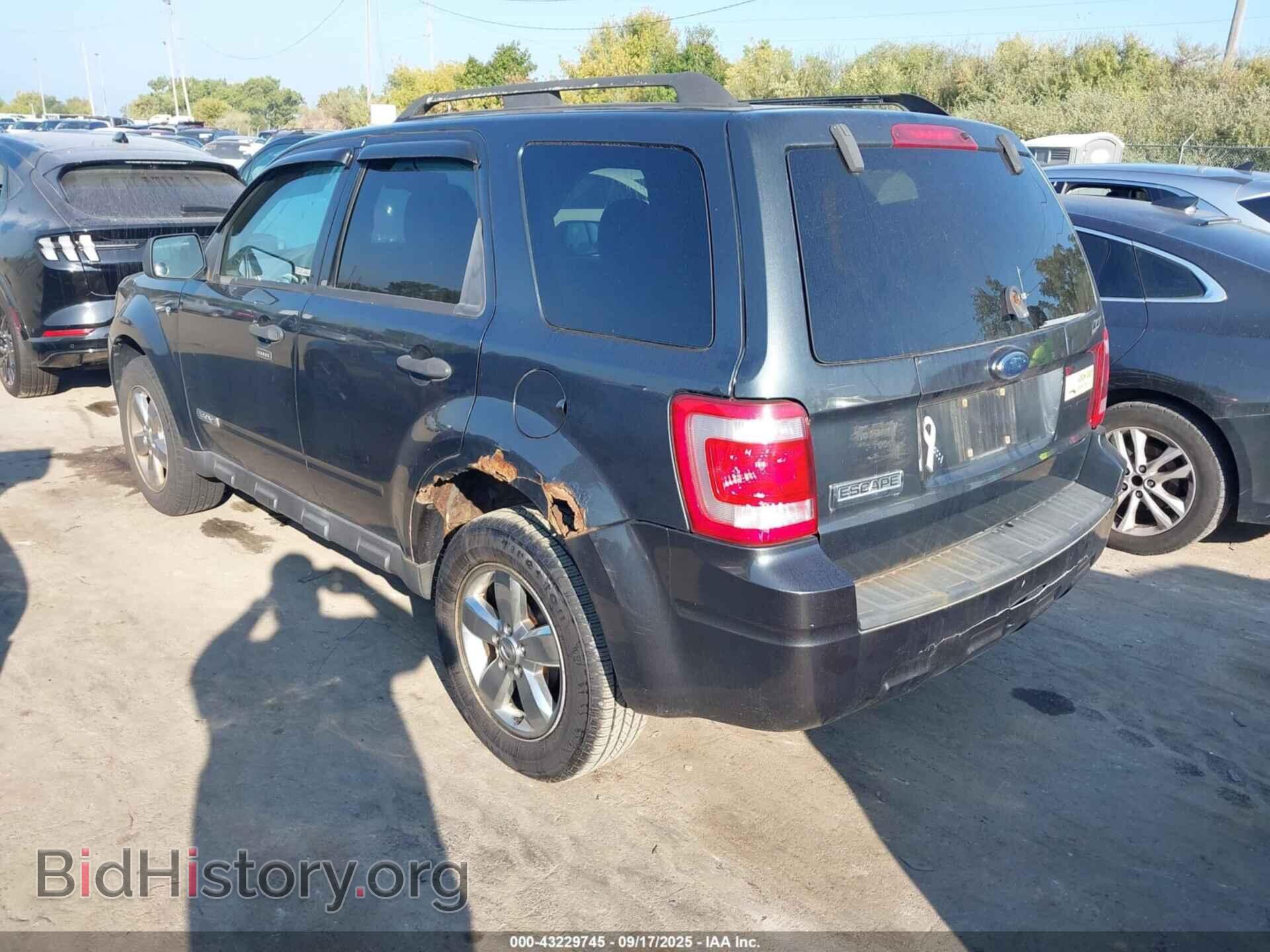 2008 FORD ESCAPE - VIN: 1FMCU03118KD67023 - Фото 3