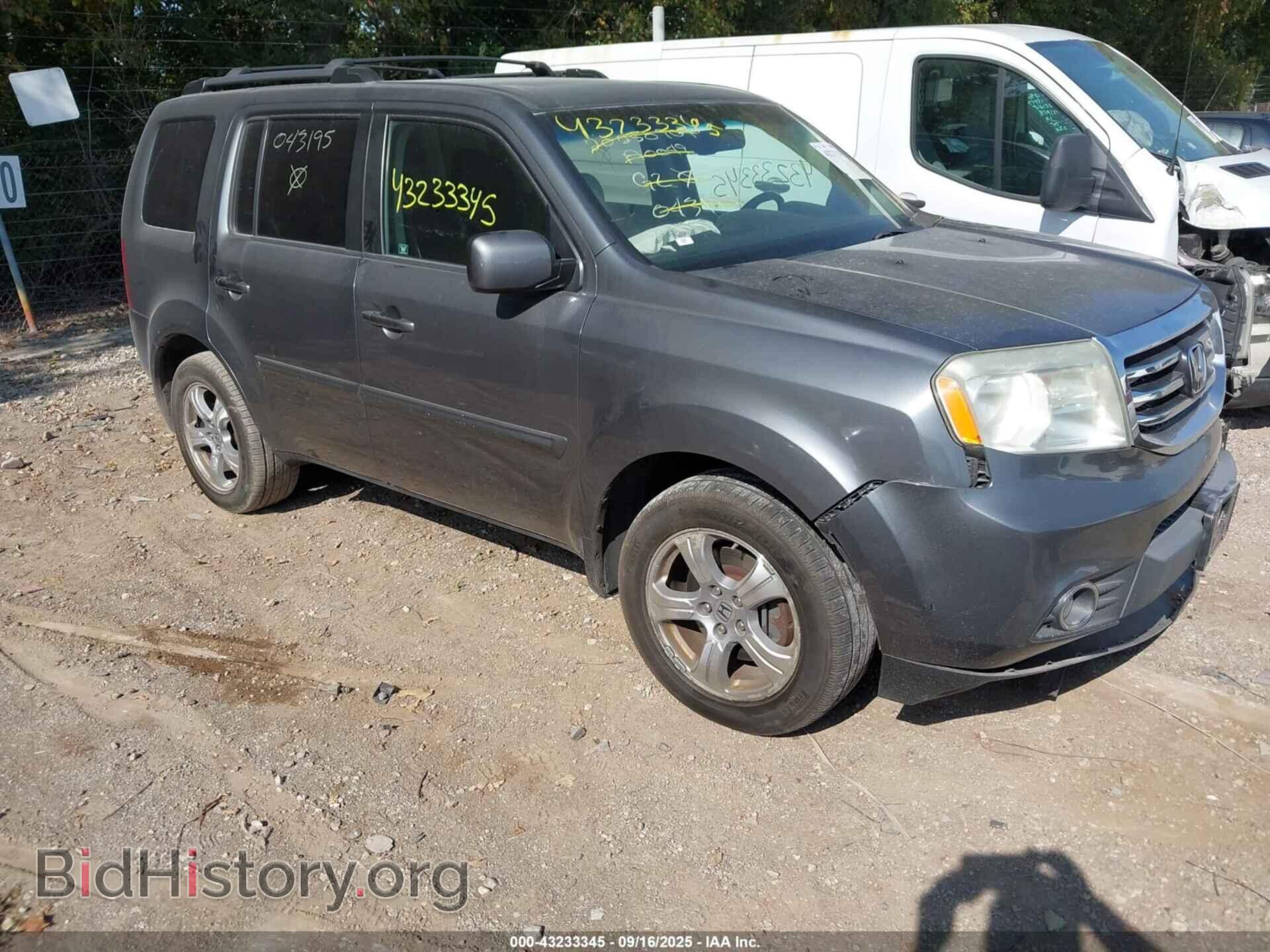 Photo 5FNYF4H71CB043195 - HONDA PILOT 2012