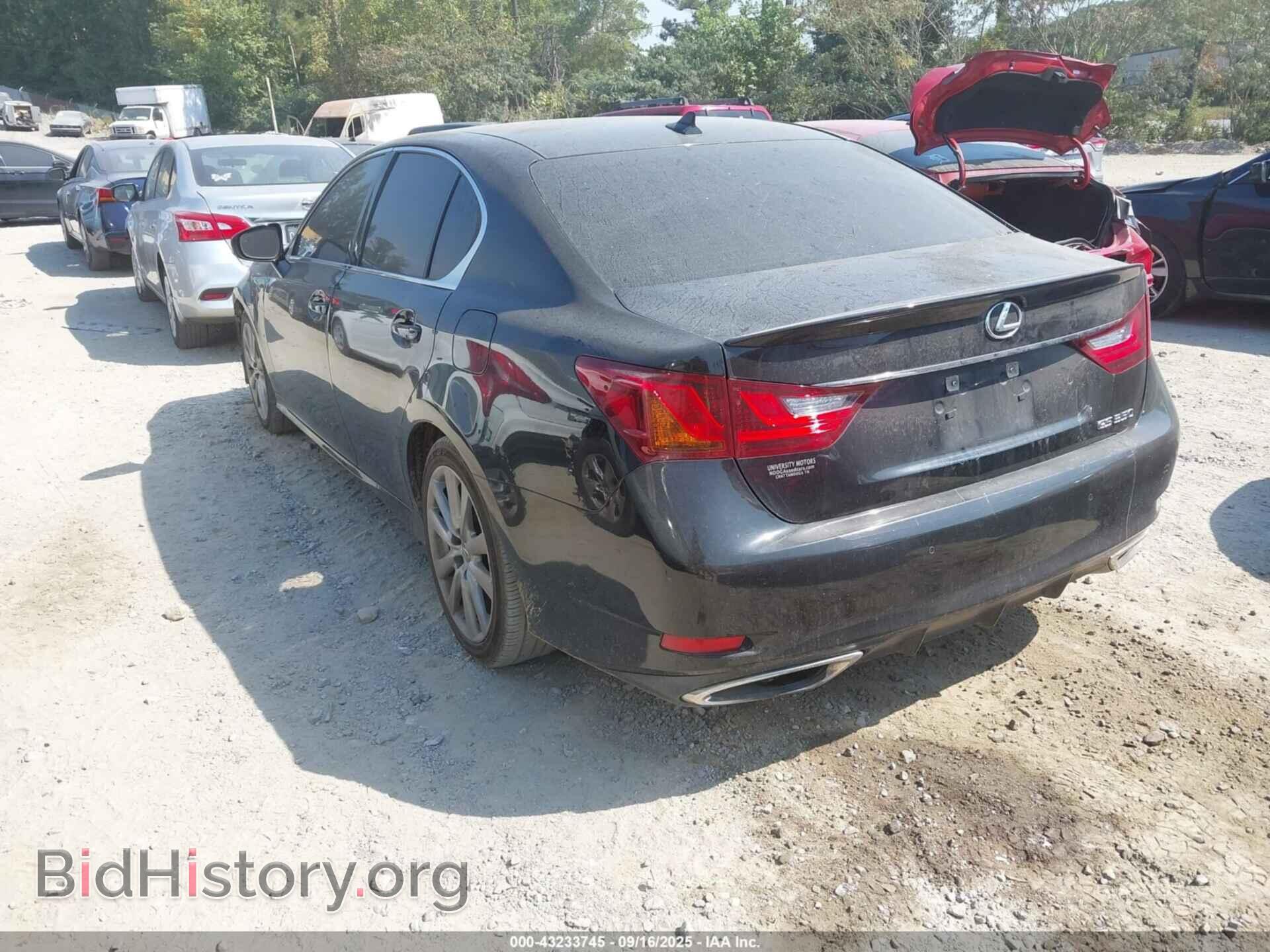 2014 LEXUS GS 350 - VIN: JTHBE1BL2E5030066 - Фото 3