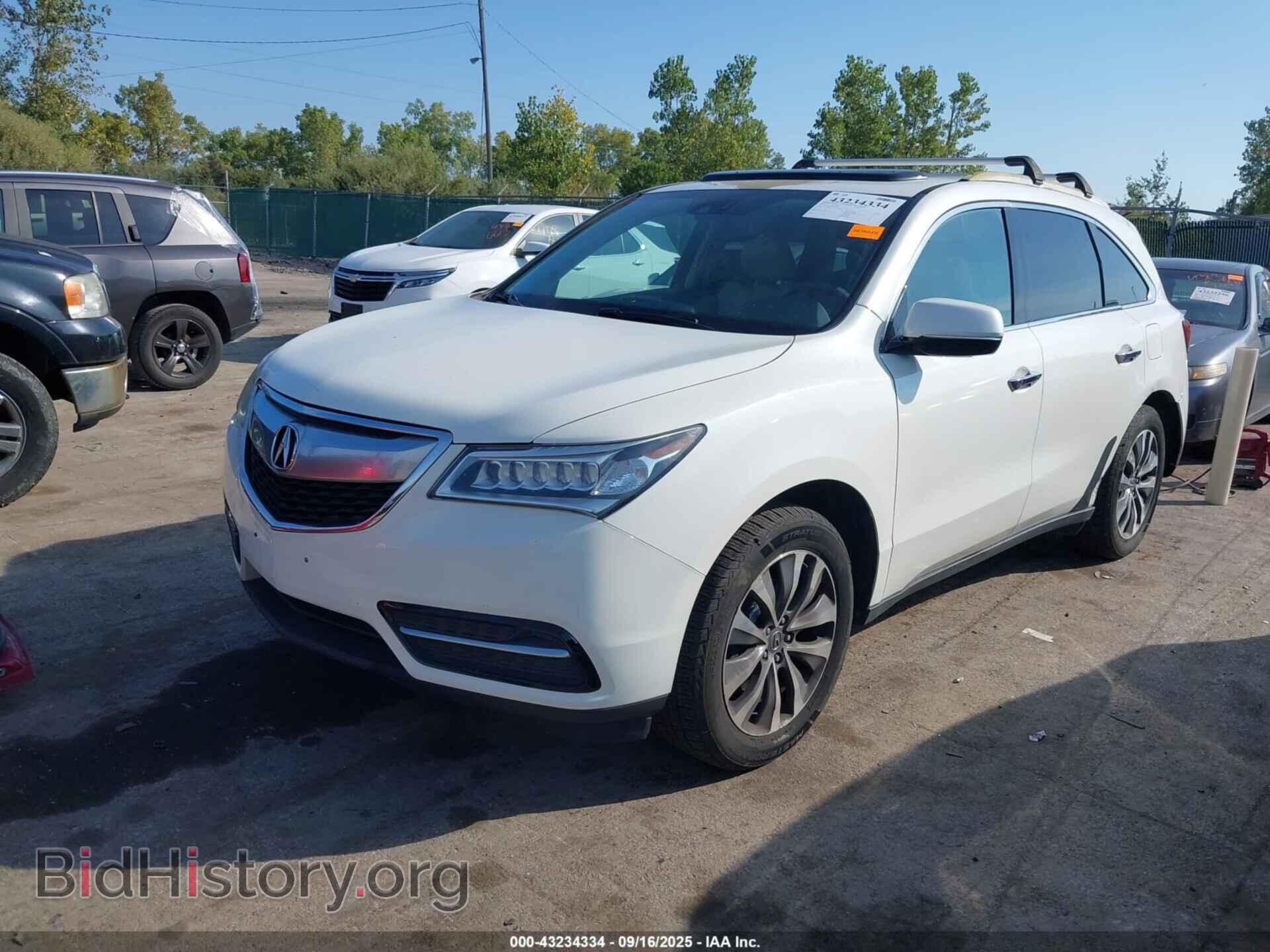 2014 ACURA MDX - VIN: 5FRYD4H46EB035817 - Фото 2