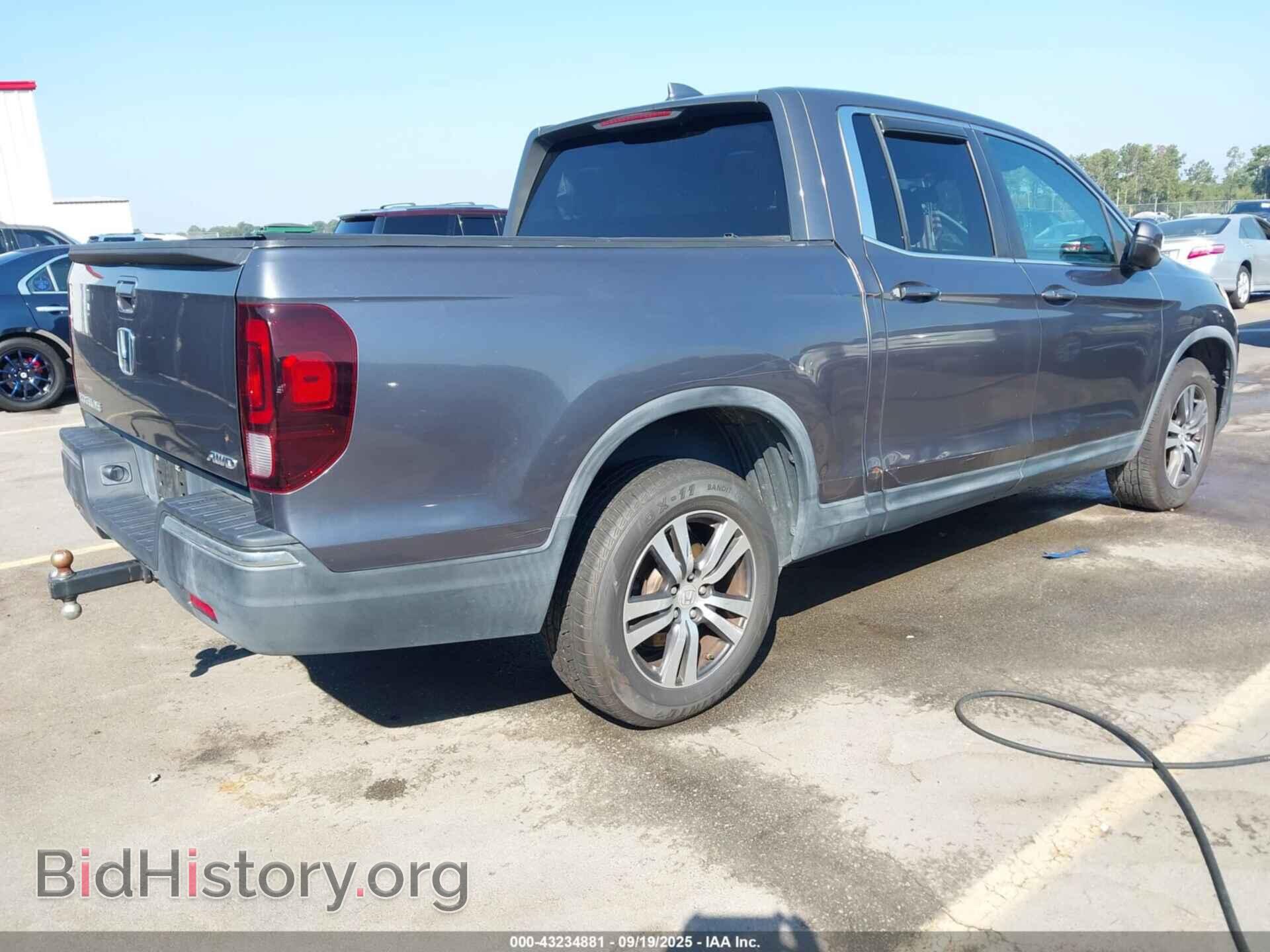 2017 HONDA RIDGELINE - VIN: 5FPYK3F48HB011809 - Фото 4