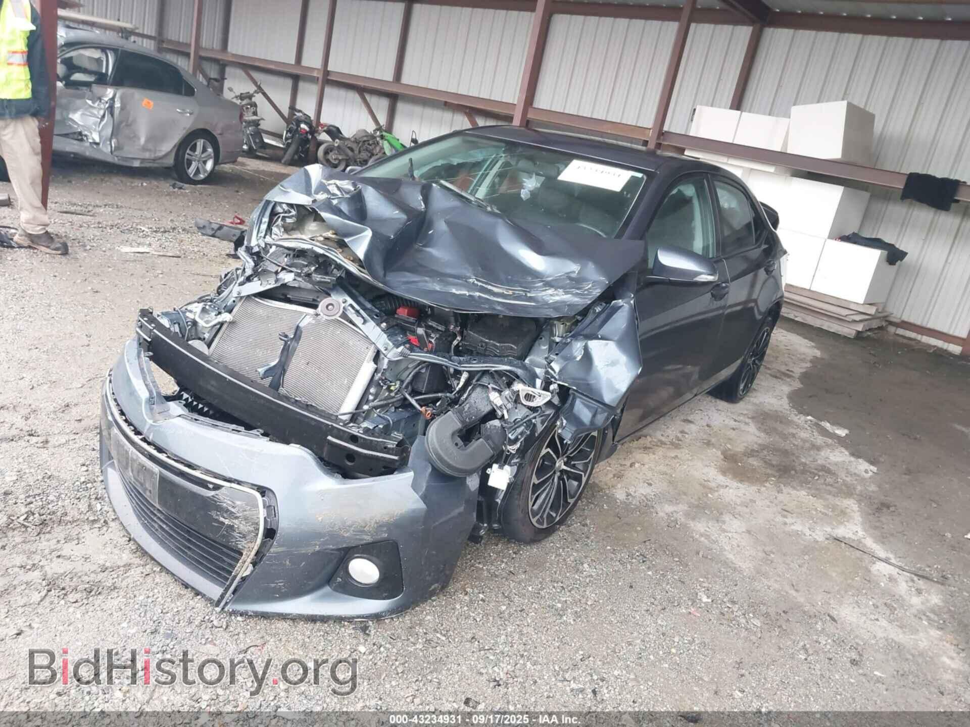 2015 TOYOTA COROLLA - VIN: 2T1BURHEXFC420655 - Фото 2