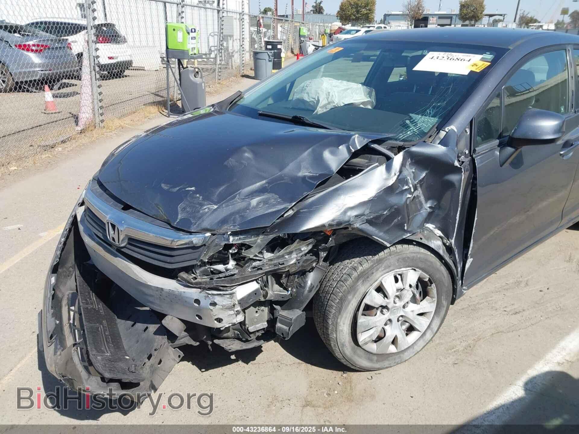 2012 HONDA CIVIC - VIN: 19XFB2F51CE372137 - Фото 6