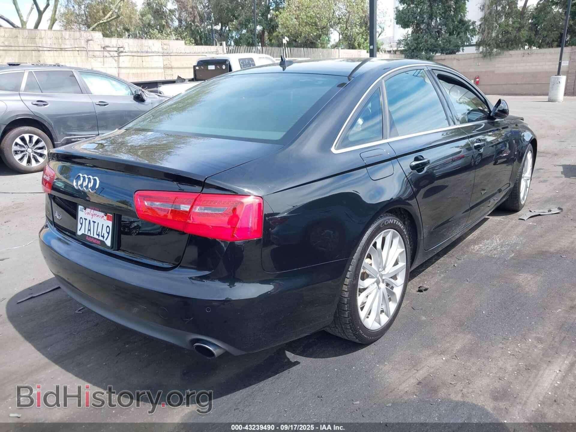 2013 AUDI A6 - VIN: WAUGFAFC5DN155105 - Фото 4