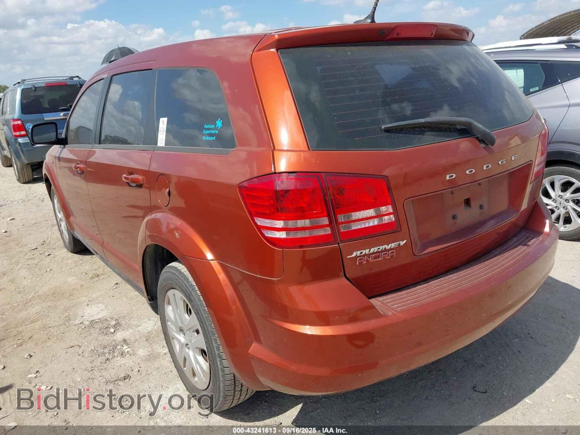 2014 DODGE JOURNEY - VIN: 3C4PDCAB9ET277342 - Фото 3