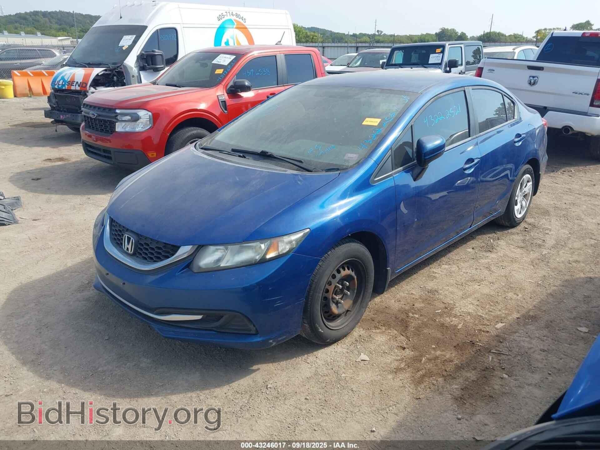 2014 HONDA CIVIC - VIN: 19XFB2F52EE026469 - Фото 2