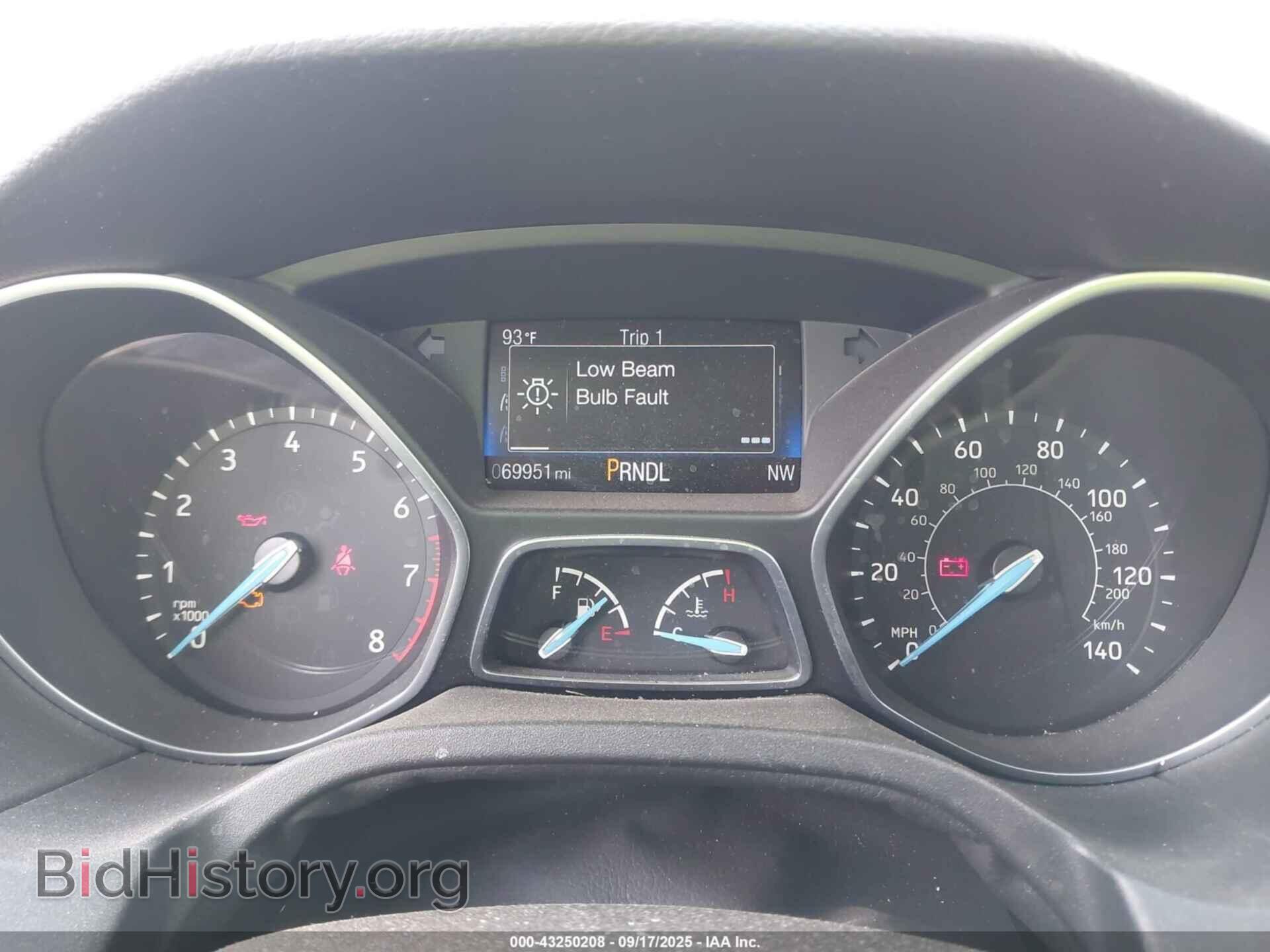 2017 FORD FOCUS - VIN: 1FADP3F26HL292129 - Фото 7
