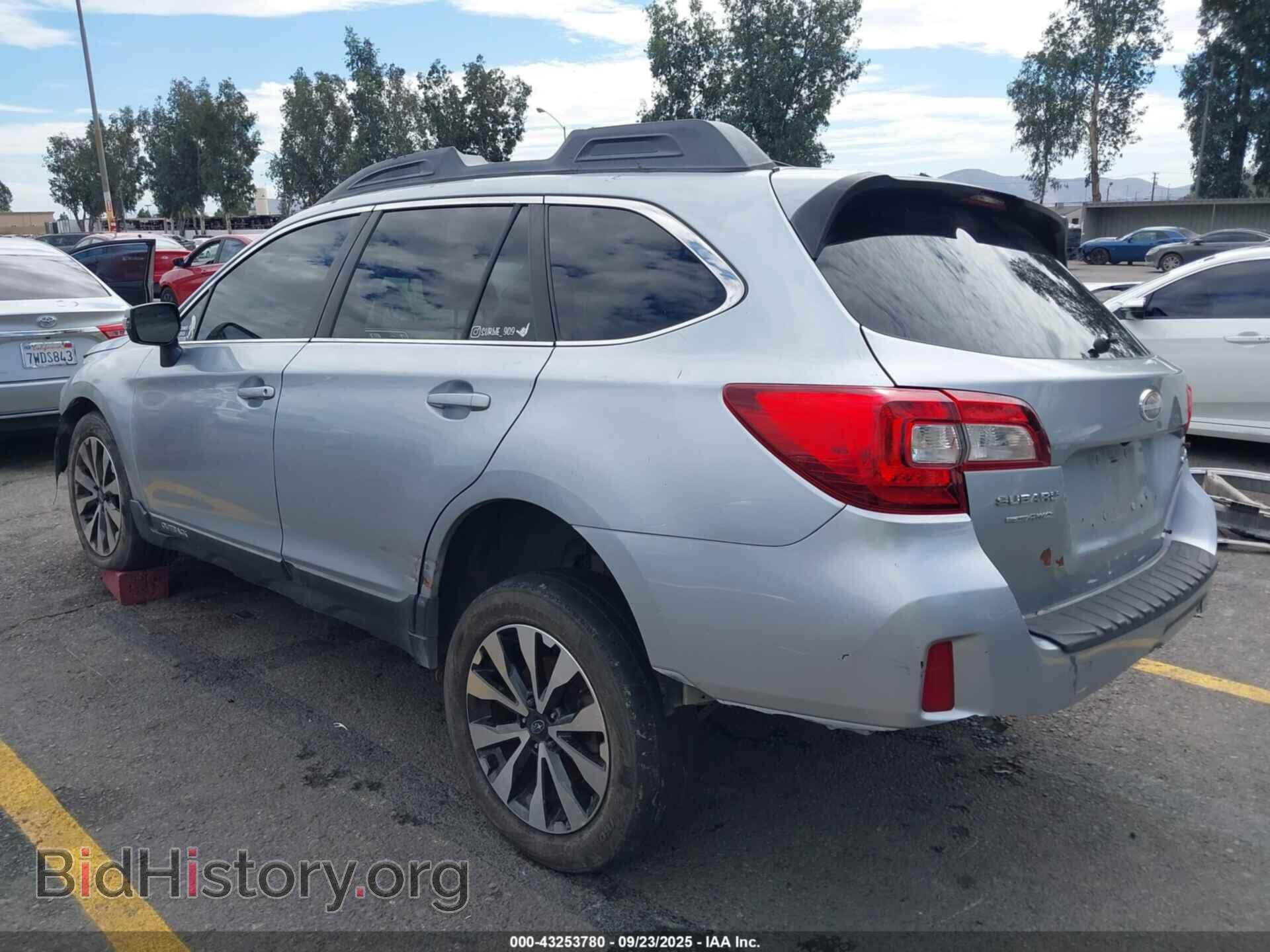 2016 SUBARU OUTBACK - VIN: 4S4BSBLC0G3256132 - Фото 3