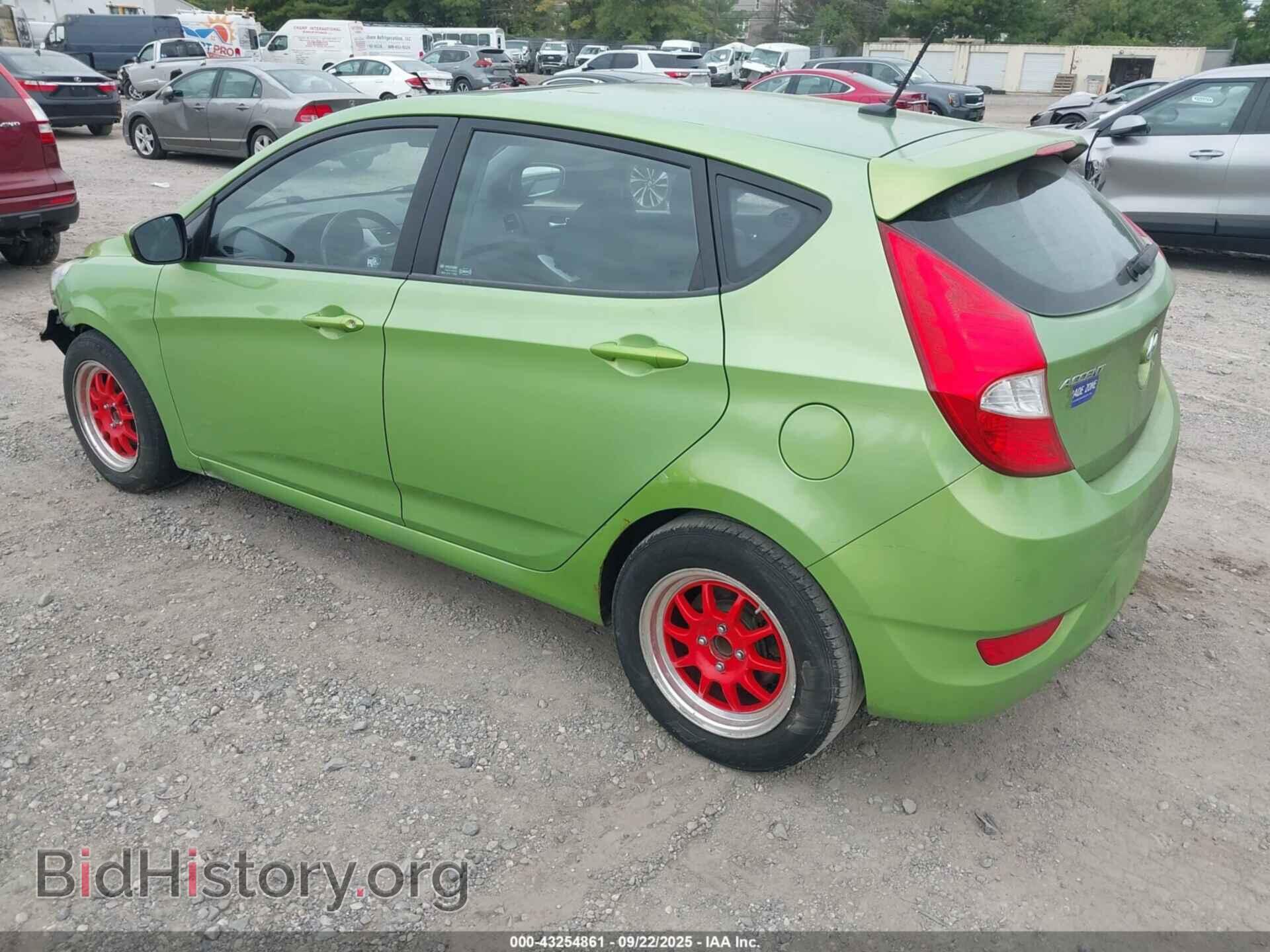 2012 HYUNDAI ACCENT - VIN: KMHCU5AE0CU013297 - Фото 3