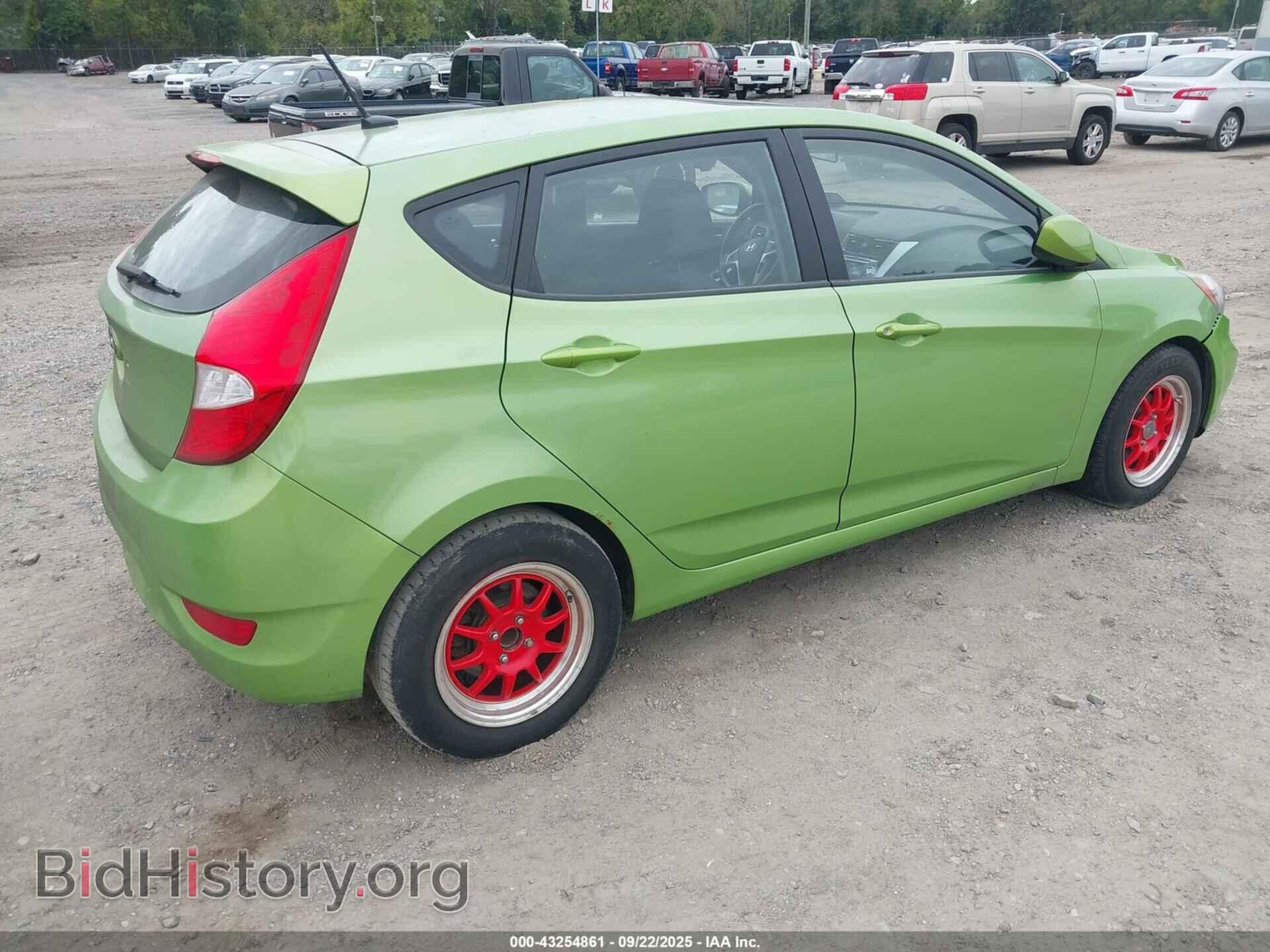 2012 HYUNDAI ACCENT - VIN: KMHCU5AE0CU013297 - Фото 4
