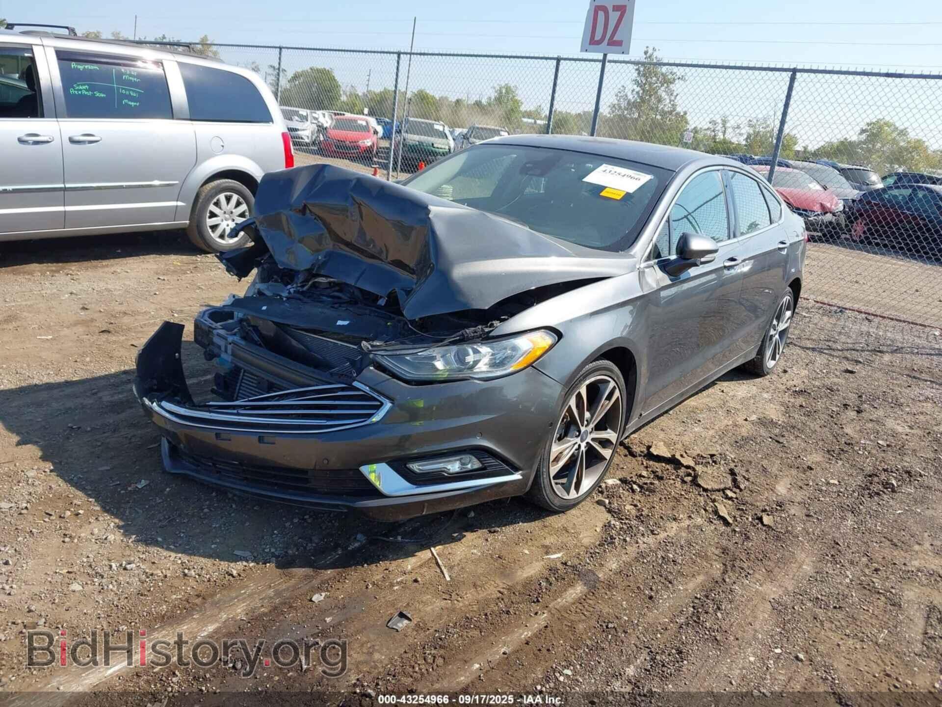 2017 FORD FUSION - VIN: 3FA6P0D97HR401626 - Фото 2