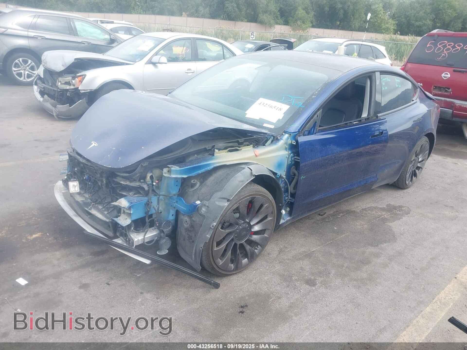 2021 TESLA MODEL 3 - VIN: 5YJ3E1EC0MF925358 - Фото 2