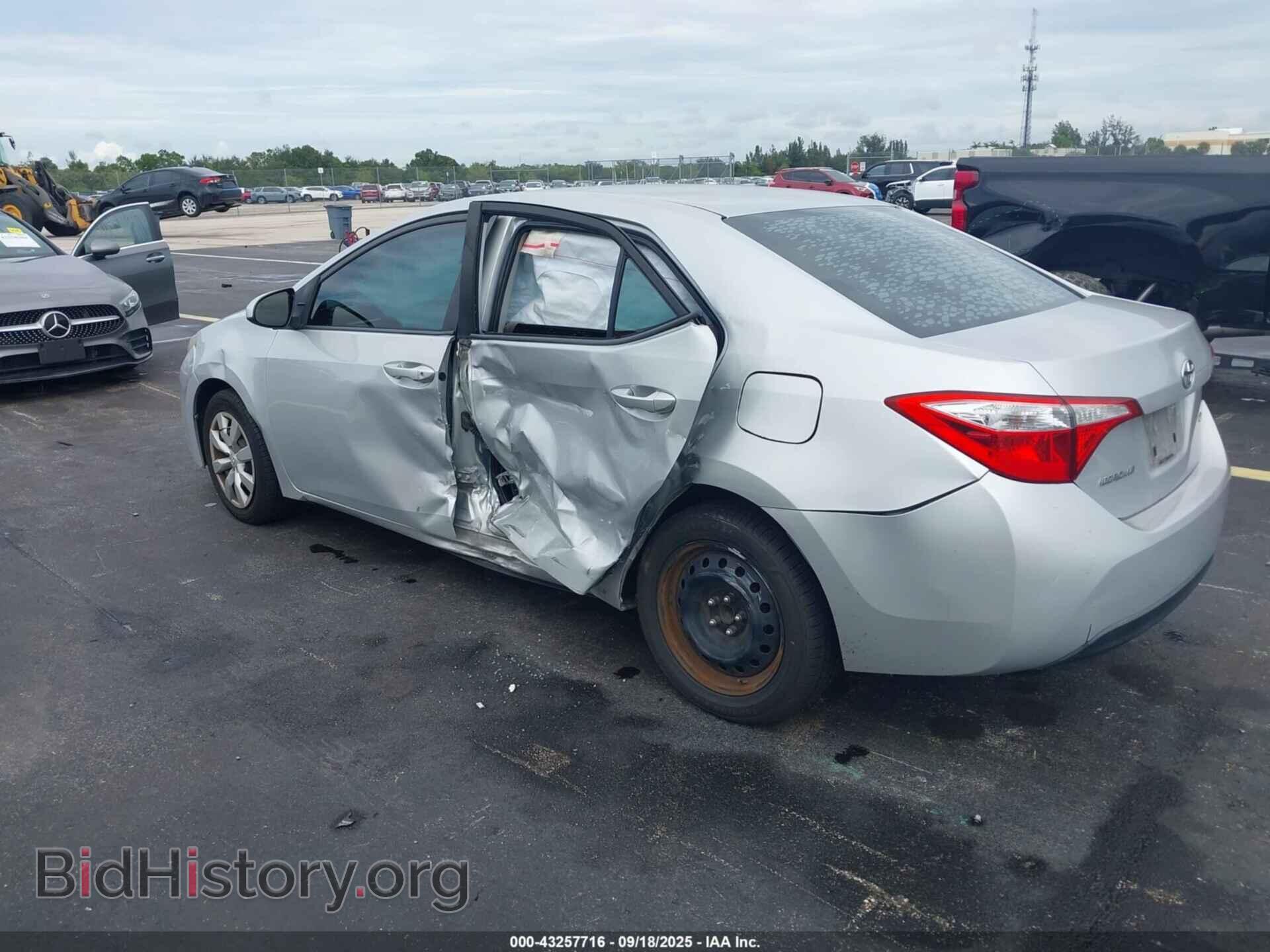 2014 TOYOTA COROLLA - VIN: 2T1BURHE2EC064605 - Фото 3
