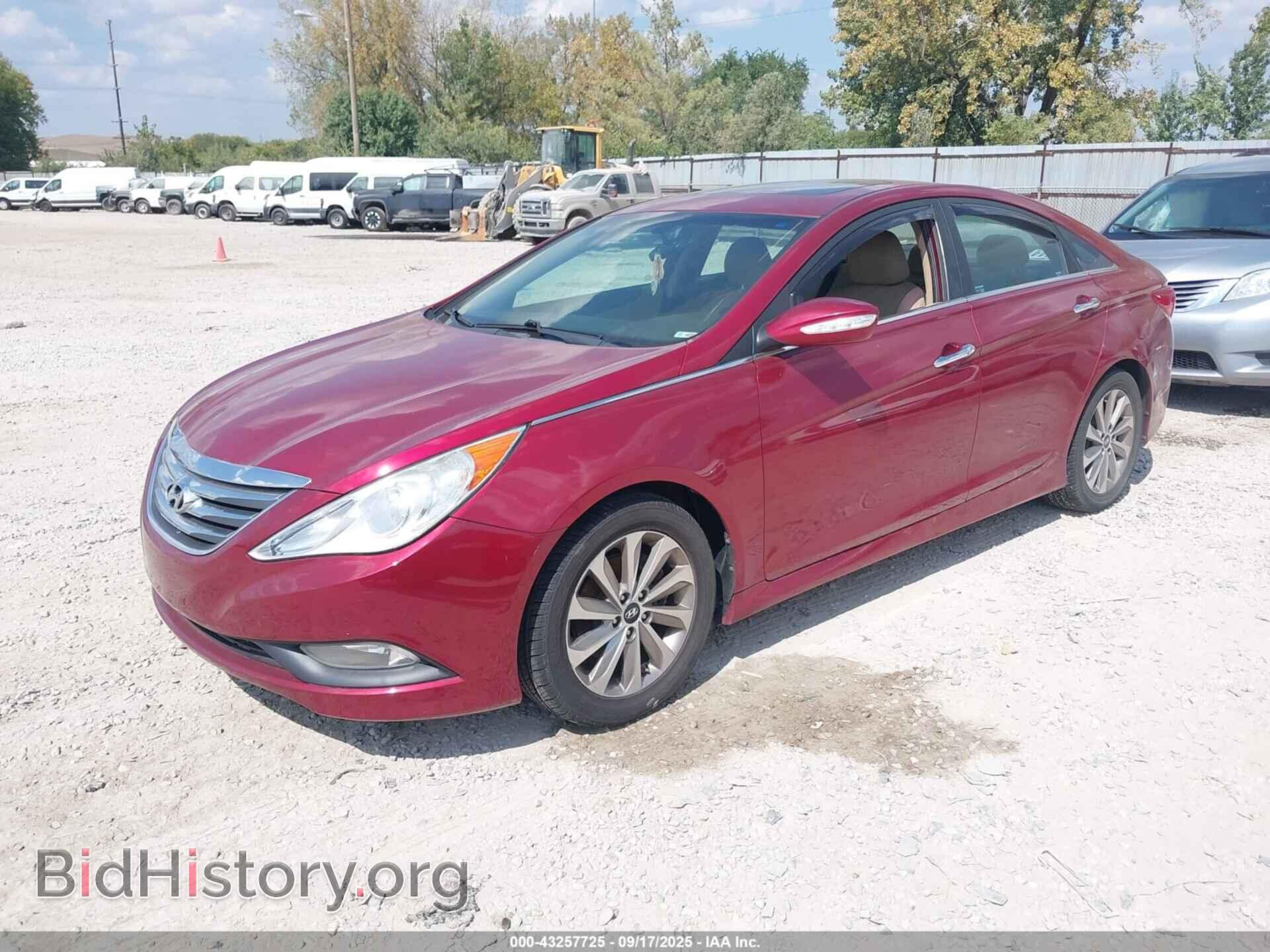 2014 HYUNDAI SONATA - VIN: 5NPEC4AC0EH841436 - Фото 2