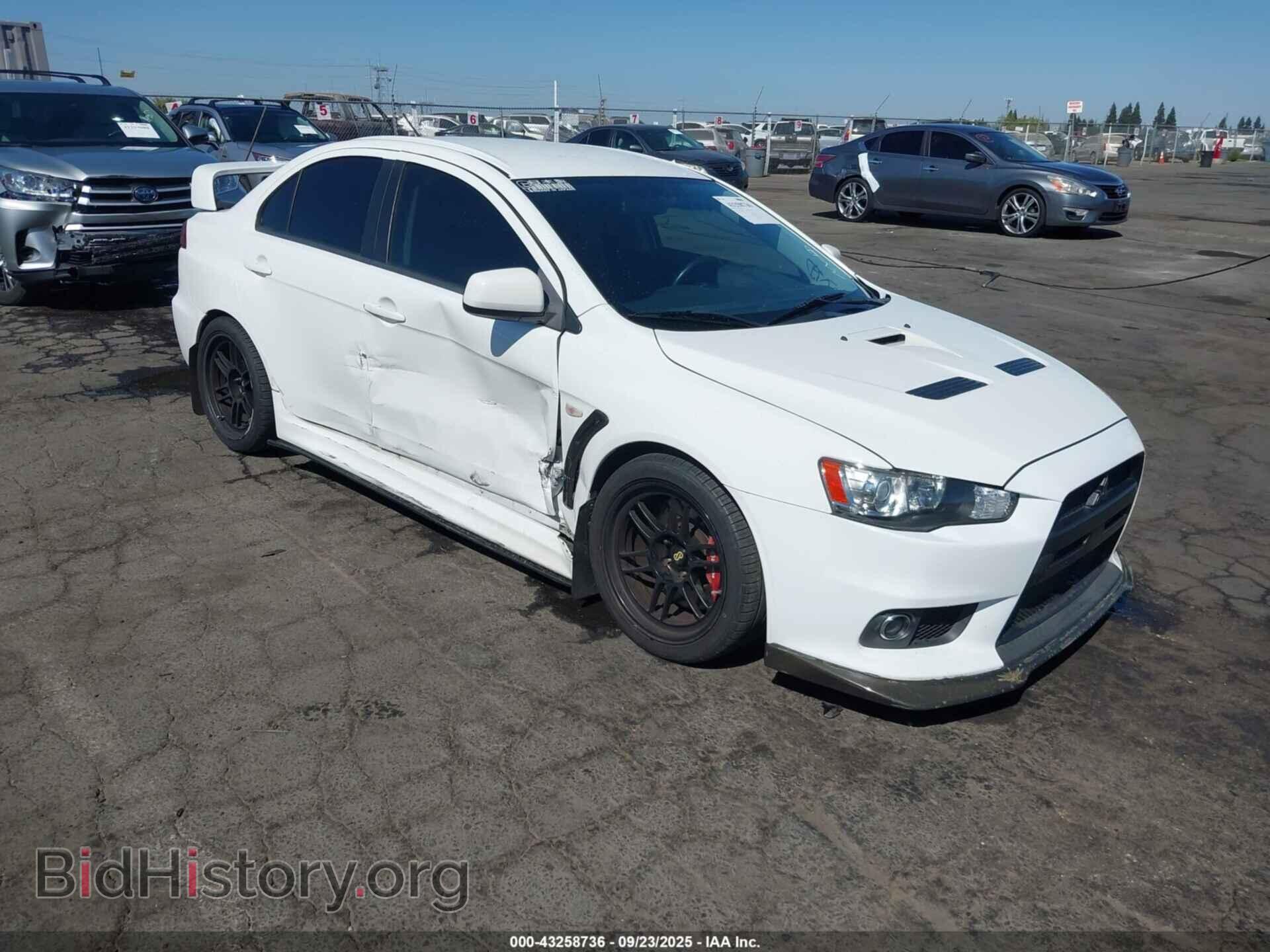 Photo JA32W8FV3BU046554 - MITSUBISHI LANCER EVOLUTION 2011