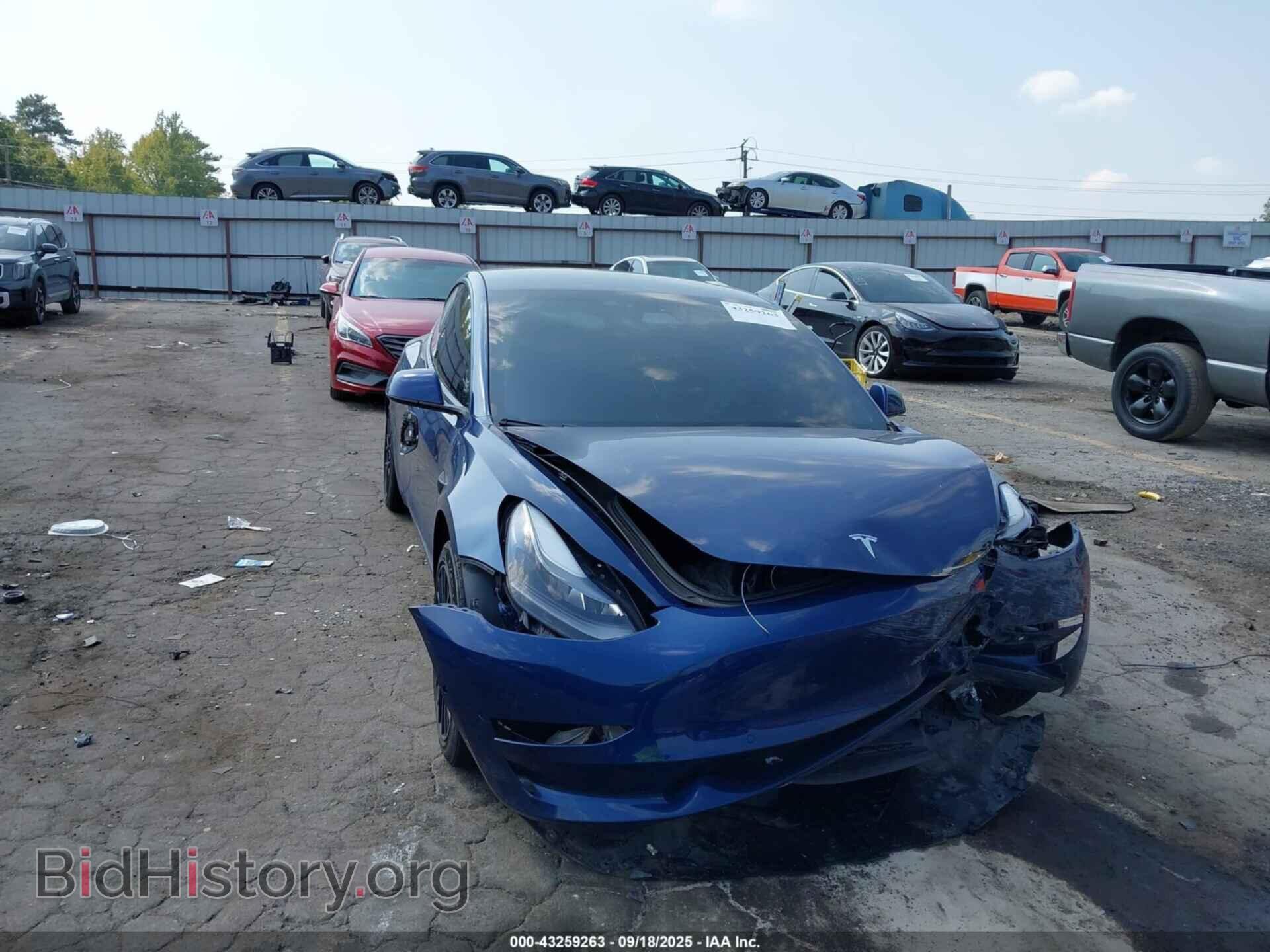 Photo 5YJ3E1EA1MF086111 - TESLA MODEL 3 2021