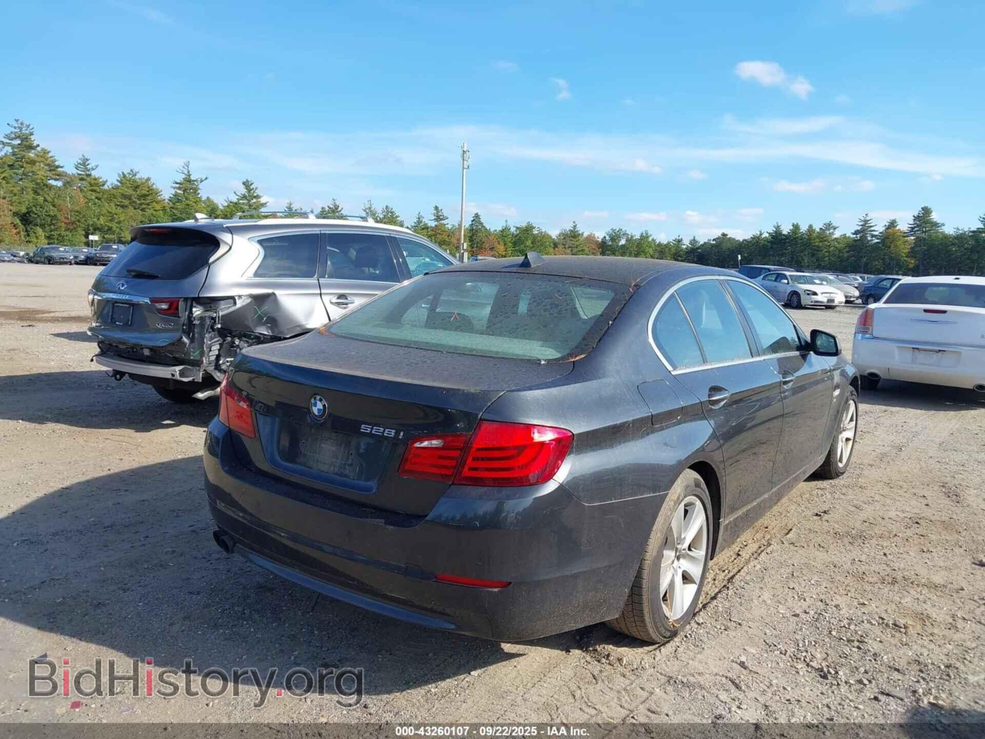 2012 BMW 528I - VIN: WBAXH5C58CDW06295 - Фото 4