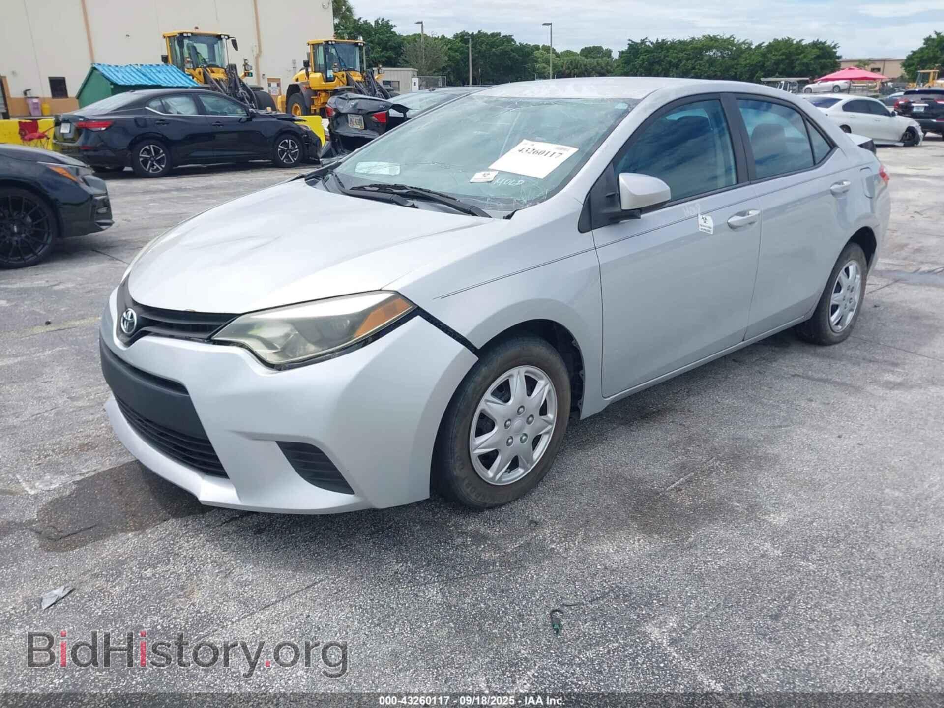 2014 TOYOTA COROLLA - VIN: 2T1BURHEXEC104607 - Photo 2