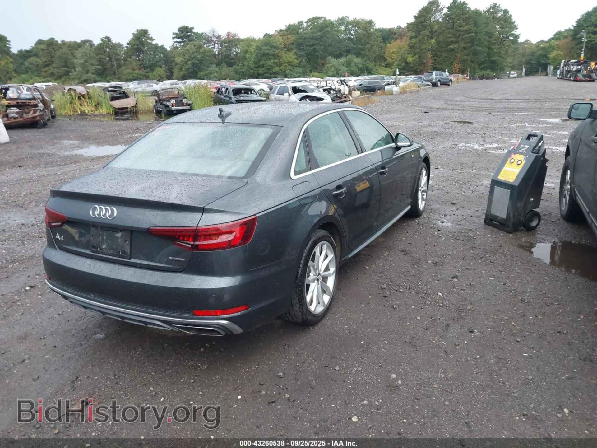2019 AUDI A4 - VIN: WAUENAF4XKN008228 - Фото 4