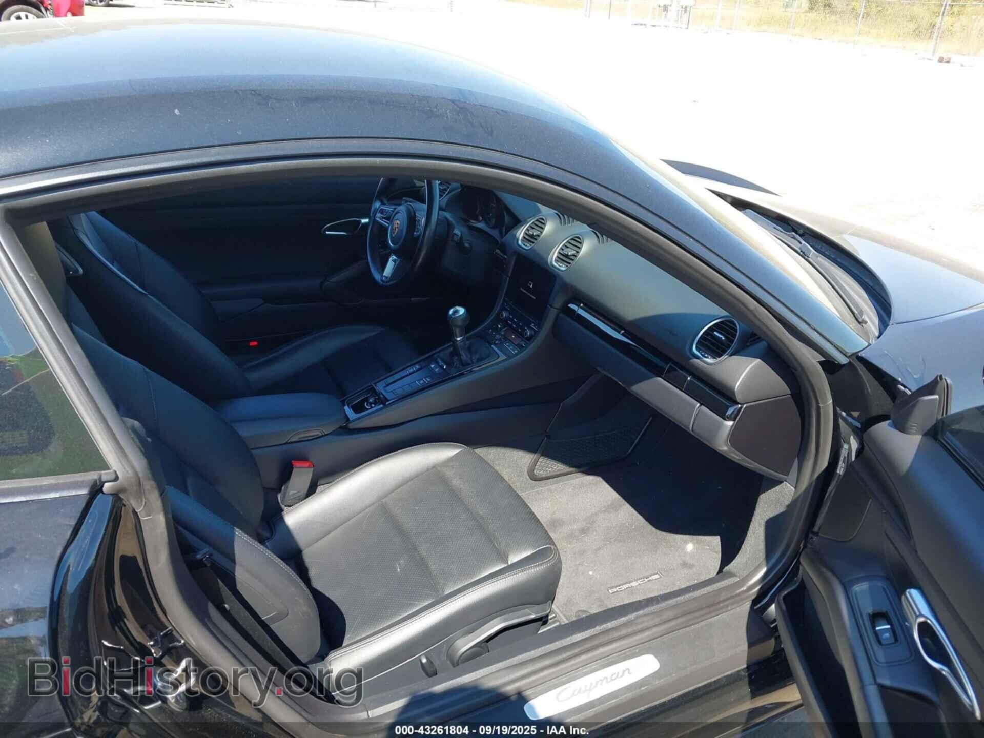 2018 PORSCHE 718 CAYMAN - VIN: WP0AA2A83JK261002 - Фото 5