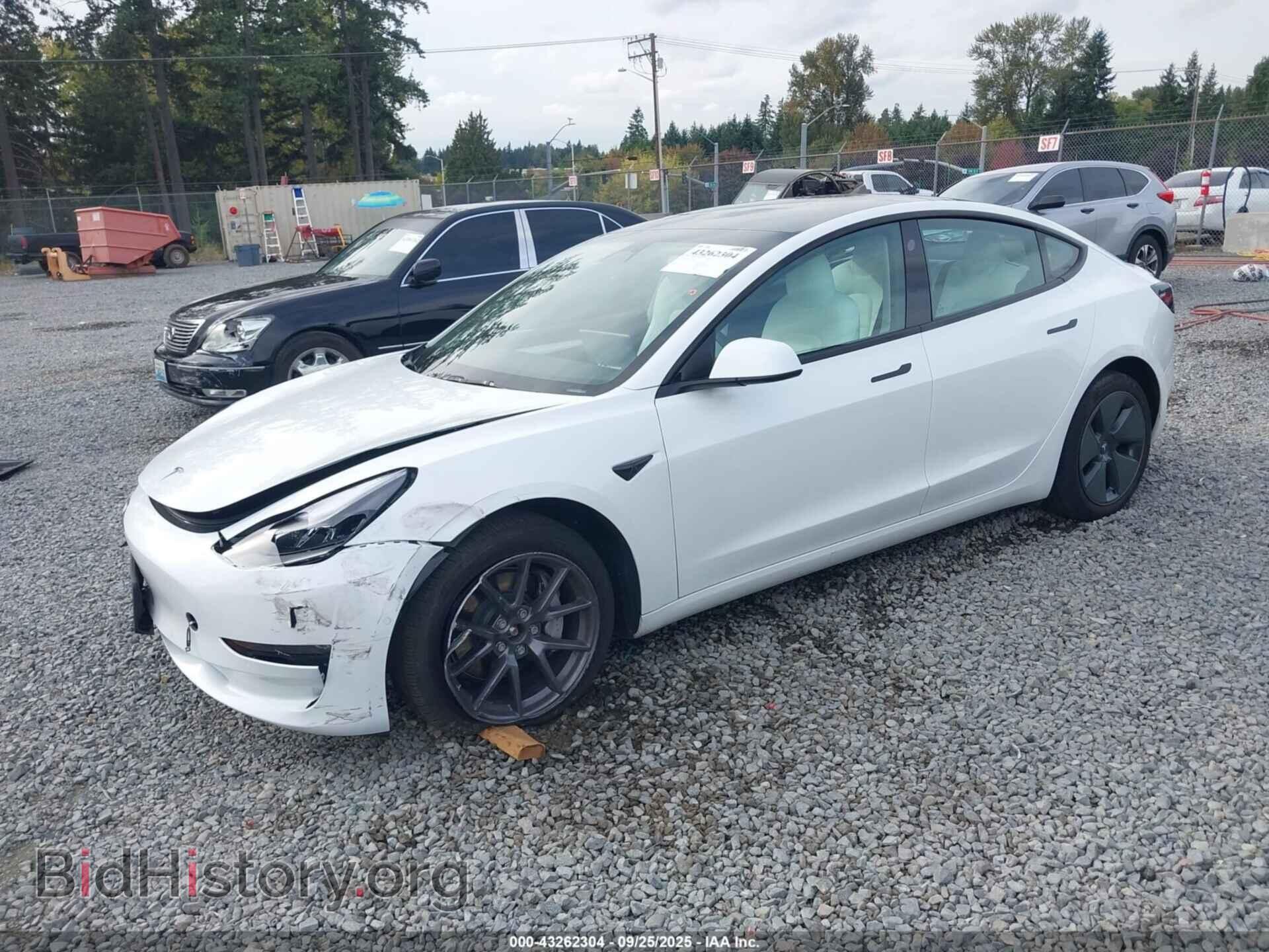 2022 TESLA MODEL 3 - VIN: 5YJ3E1EB5NF240703 - Фото 2