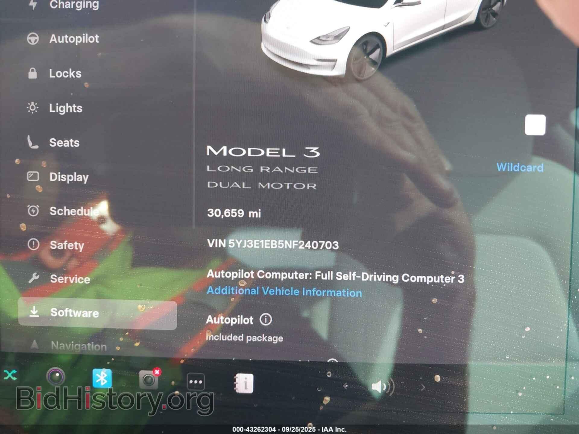 2022 TESLA MODEL 3 - VIN: 5YJ3E1EB5NF240703 - Фото 7