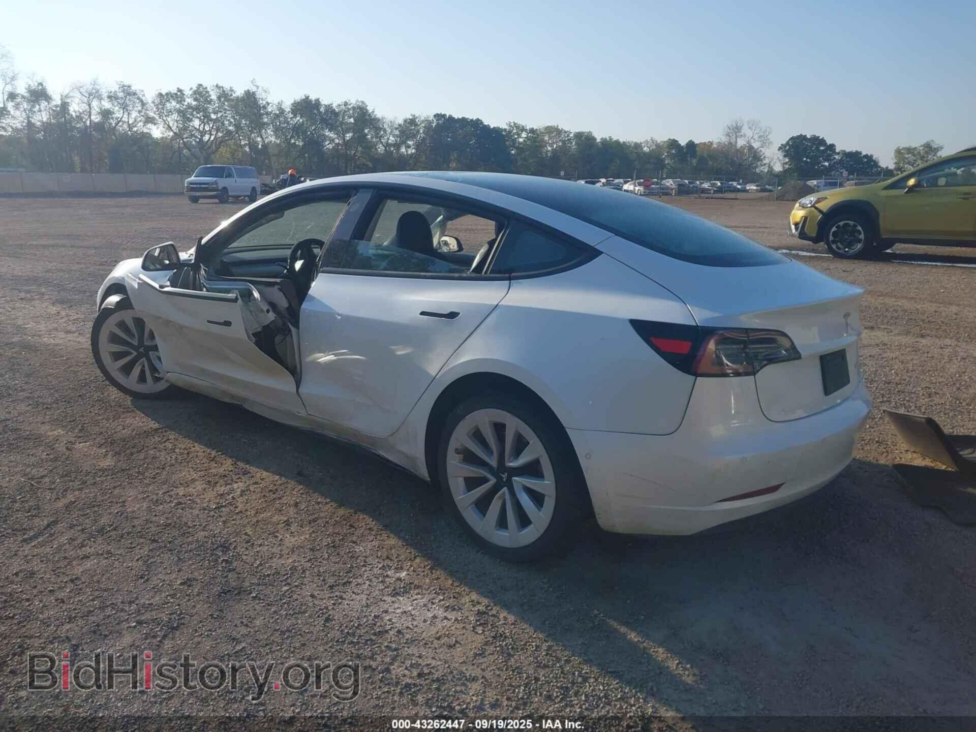 2022 TESLA MODEL 3 - VIN: 5YJ3E1EB5NF270753 - Фото 3