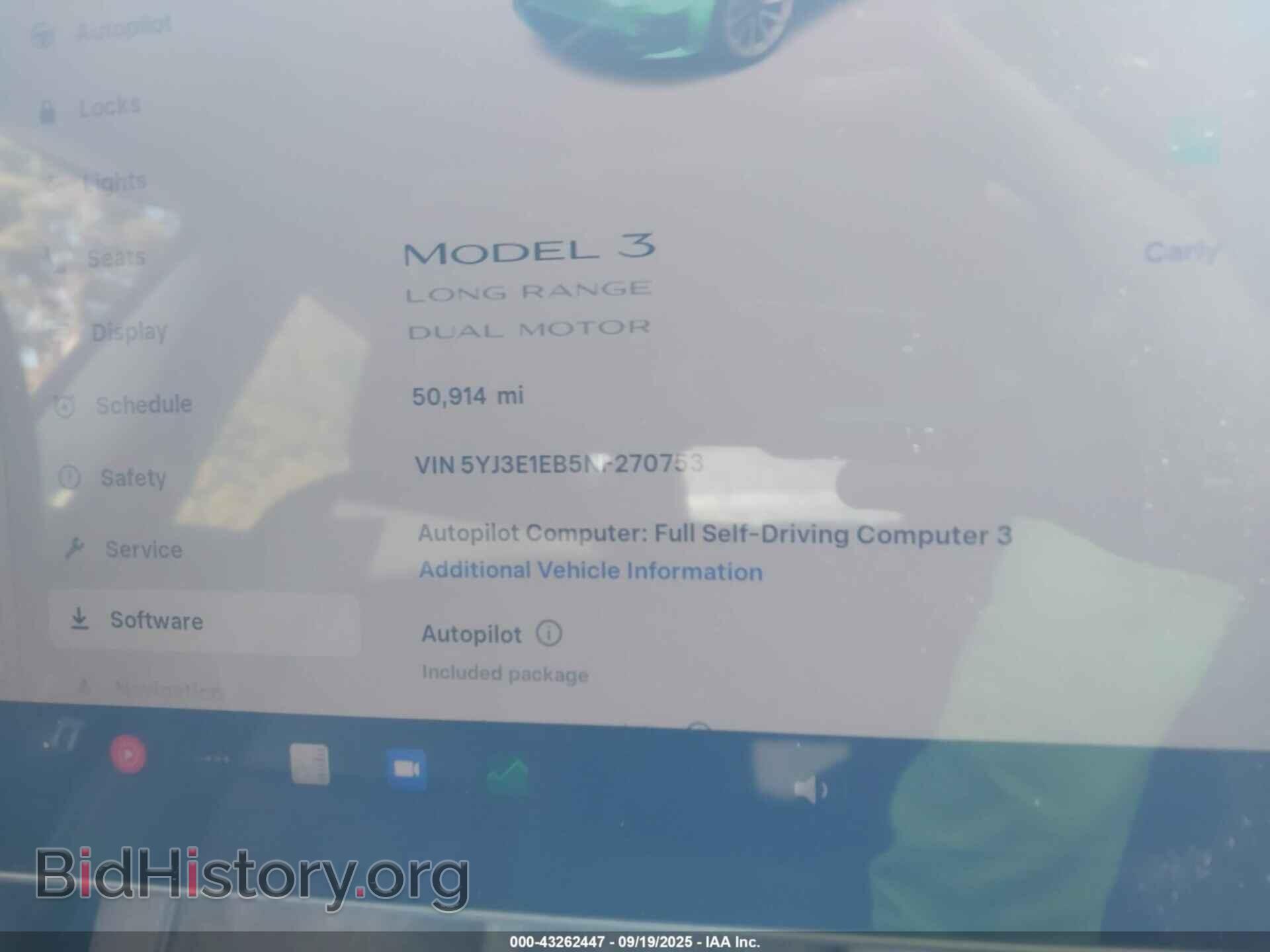 2022 TESLA MODEL 3 - VIN: 5YJ3E1EB5NF270753 - Фото 7