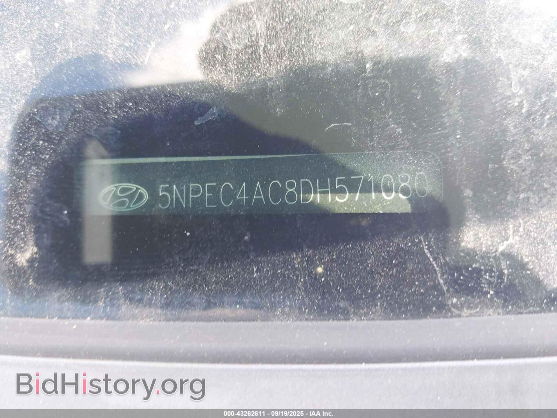 2013 HYUNDAI SONATA - VIN: 5NPEC4AC8DH571080 - Фото 9