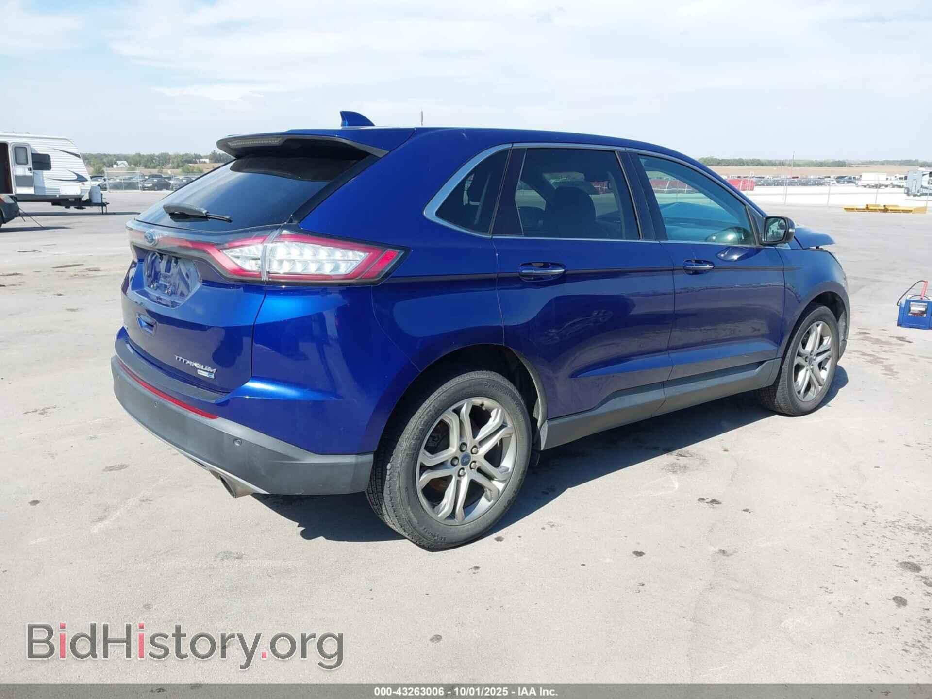 2015 FORD EDGE - VIN: 2FMTK4K9XFBB42725 - Фото 4