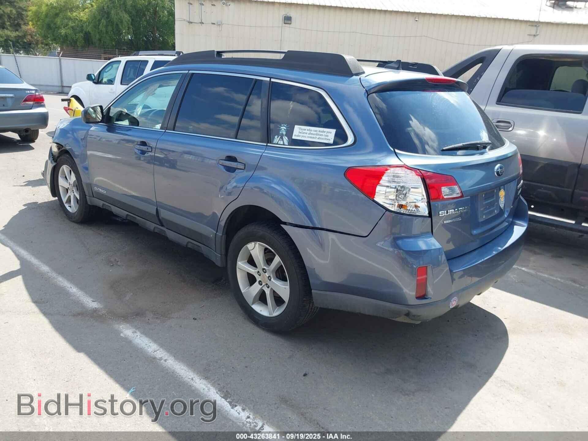 2014 SUBARU OUTBACK - VIN: 4S4BRBCC5E3326653 - Фото 3