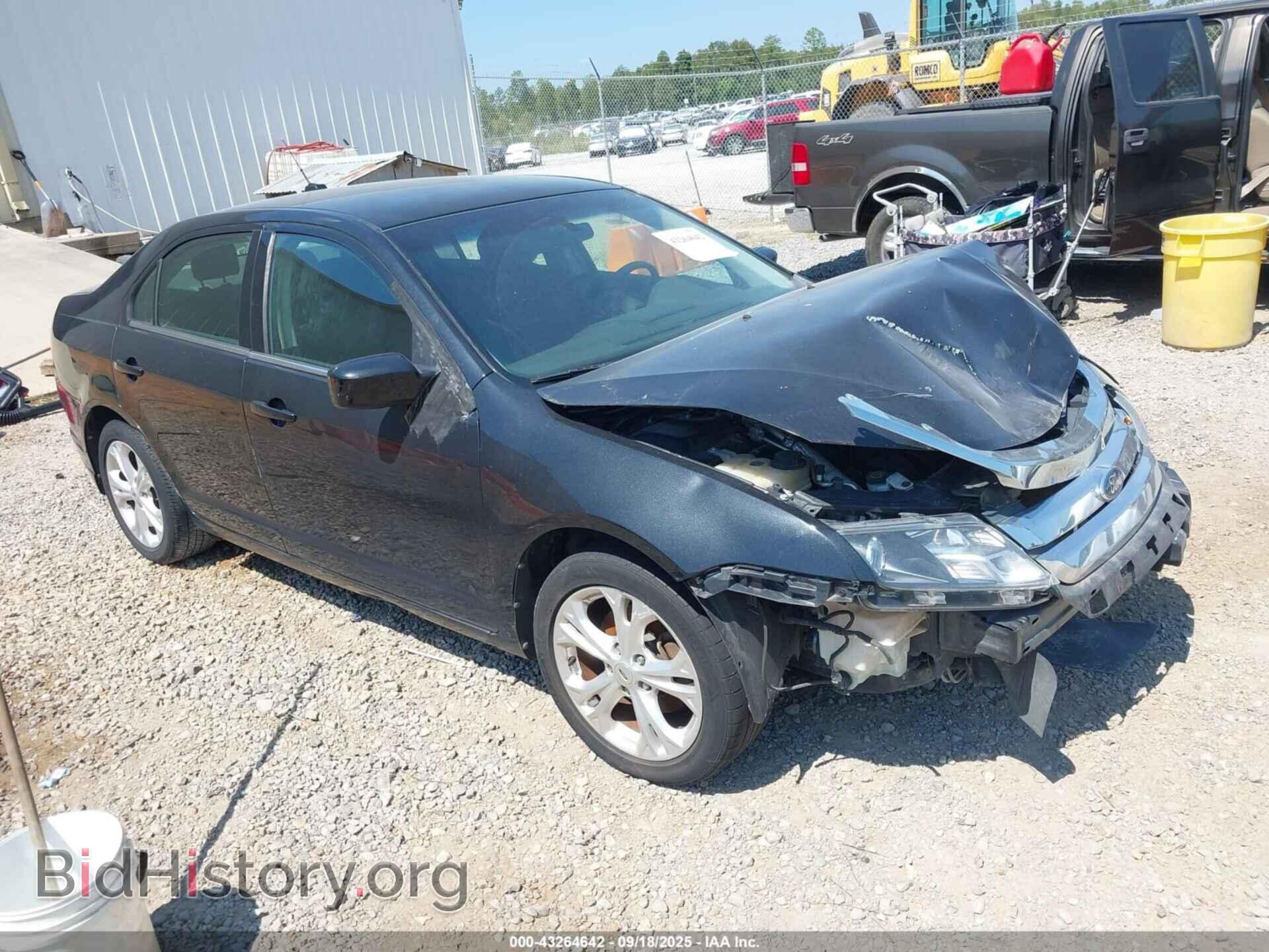 Фотография 3FAHP0HA9CR273458 - FORD FUSION 2012